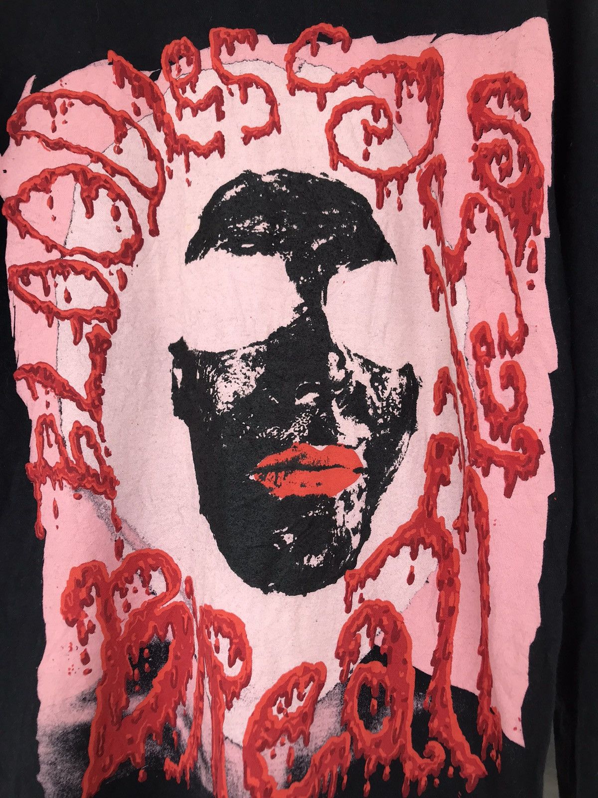 Designer Edward meadham Blood Art Long Sleeve Tee Size US M / EU 48-50 / 2 - 7 Thumbnail