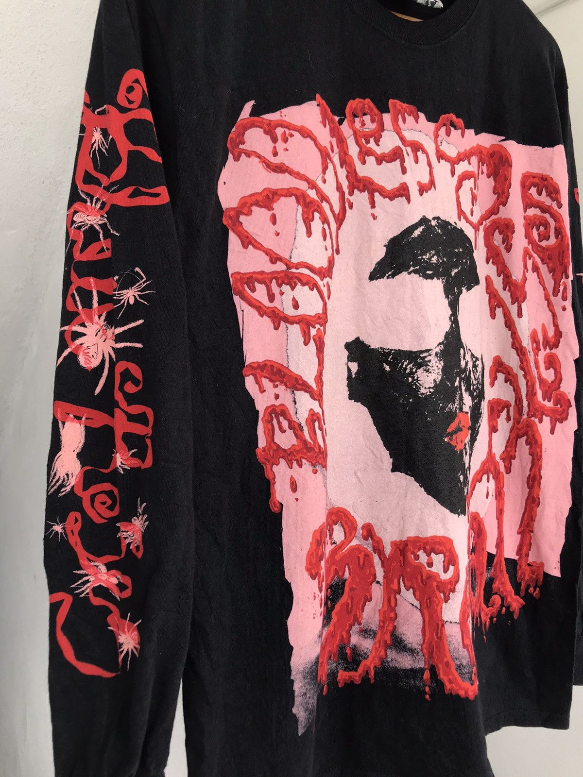 Designer Edward meadham Blood Art Long Sleeve Tee Size US M / EU 48-50 / 2 - 6 Thumbnail