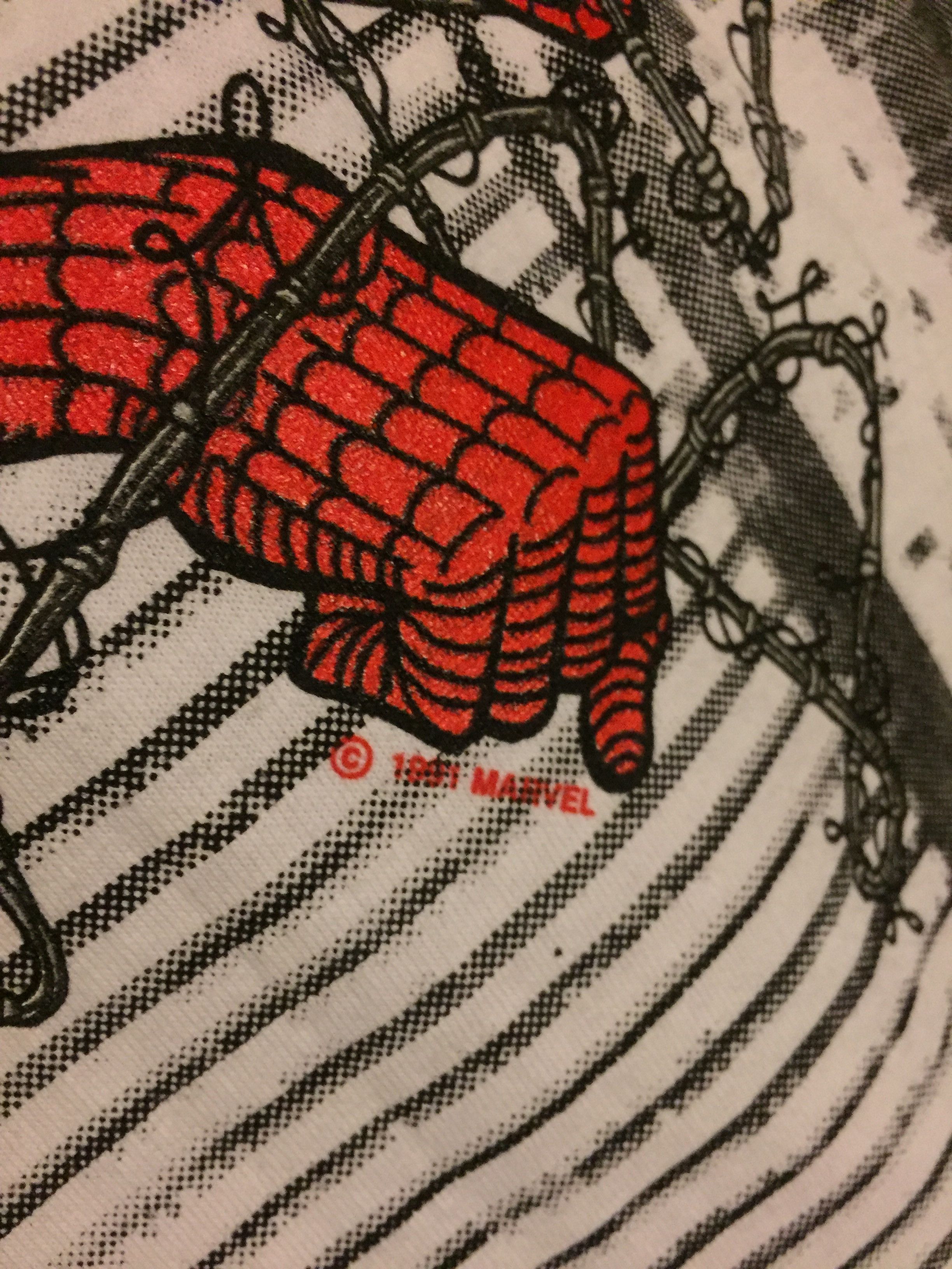 Marvel Comics × Vintage Vintage Spider-man Mega Shirt Size US XL / EU 56 / 4 - 4 Thumbnail