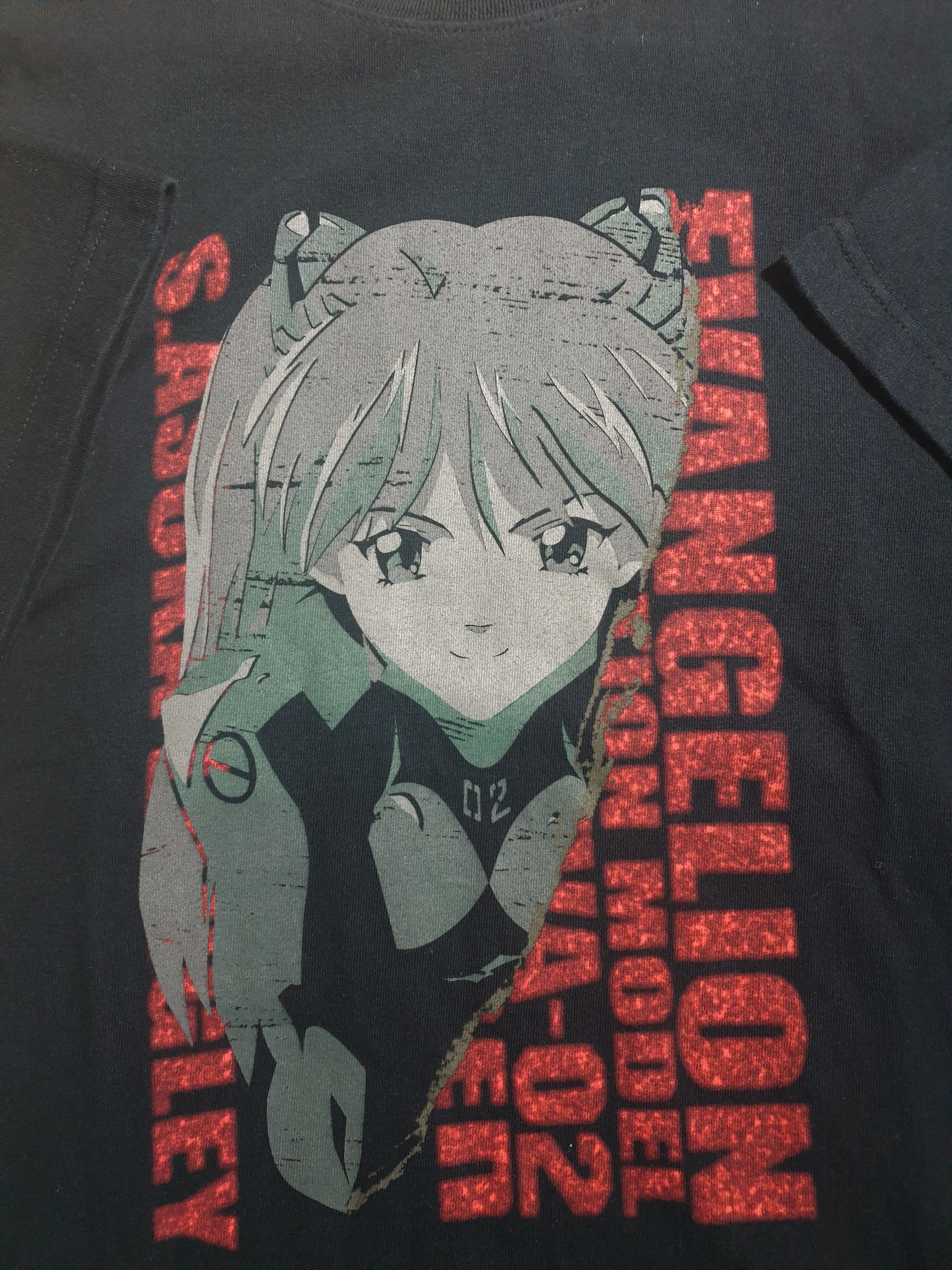 Anime Vintage Evangelion EVA Asuka anime tee Size US L / EU 52-54 / 3 - 2 Thumbnail