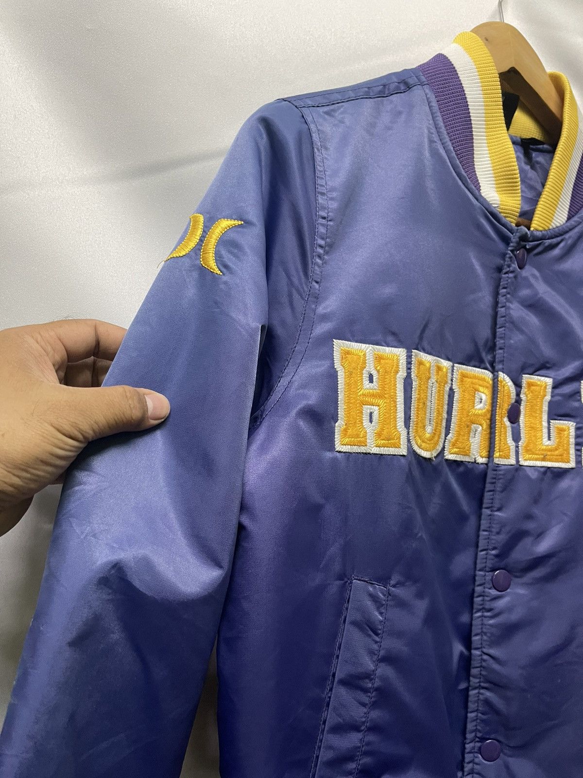 Hurley VINTAGE HURLEY BIG LOGO VARSITY JACKET Size US S / EU 44-46 / 1 - 5 Thumbnail
