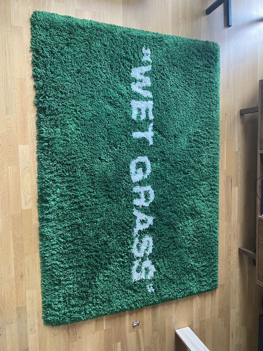 Washing a Smelly Wet Grass Rug by Virgil x Ikea 