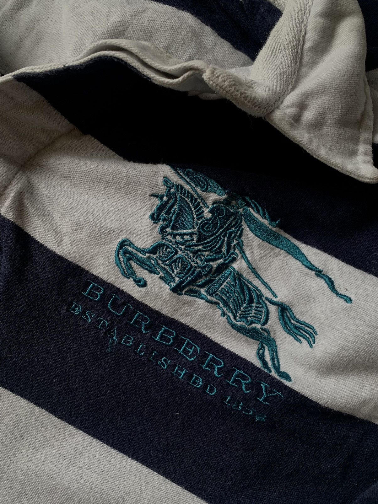 Burberry Burberry striped longsleeve polo Size US L / EU 52-54 / 3 - 6 Thumbnail