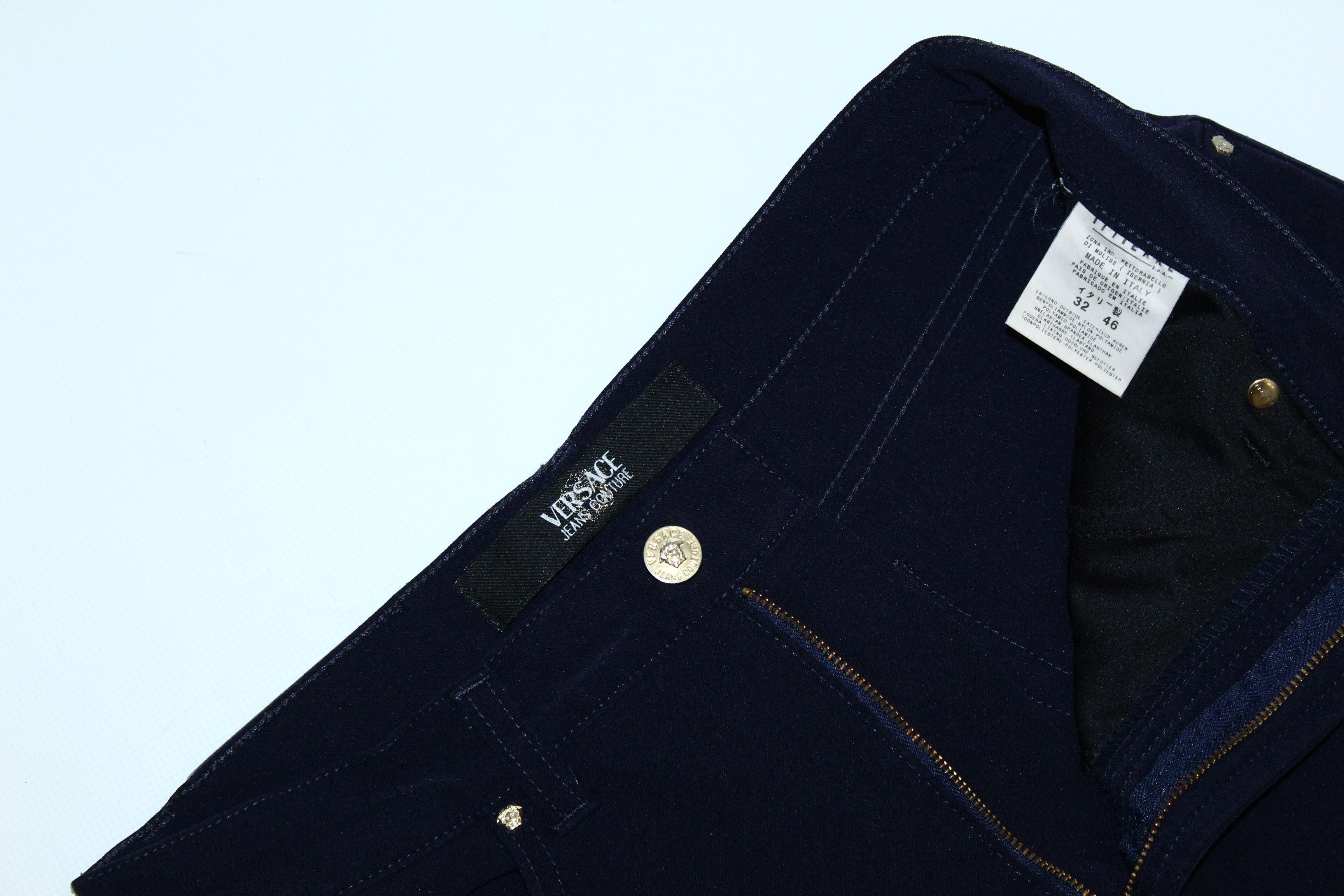 Versace Versace Jeans Couture Navy Nylon Baggy Pants Size US 32 / EU 48 - 5 Thumbnail