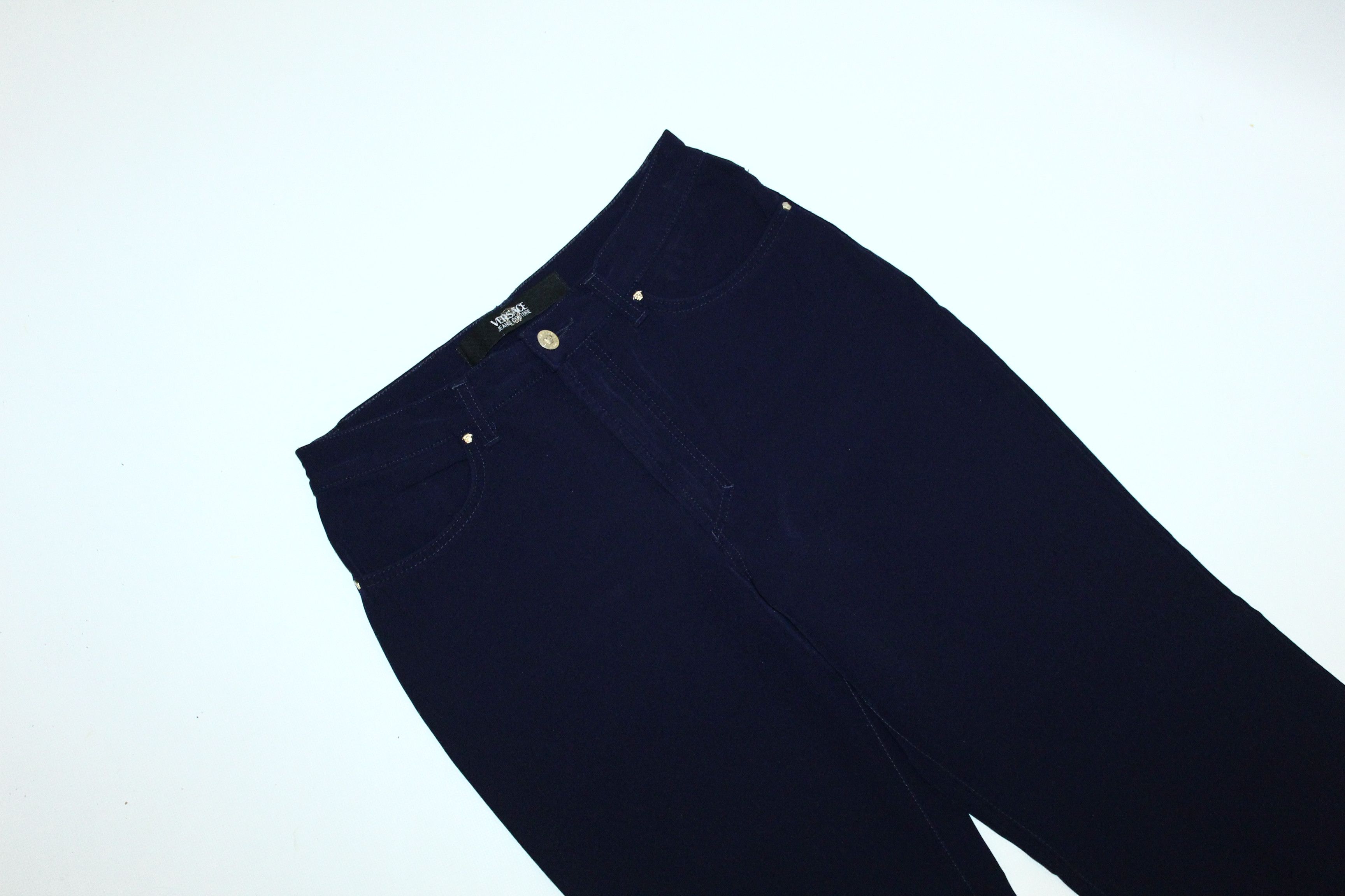 Versace Versace Jeans Couture Navy Nylon Baggy Pants Size US 32 / EU 48 - 4 Thumbnail