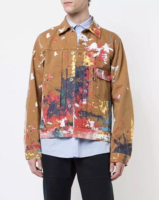 Junya watanabe discount paint splatter jacket