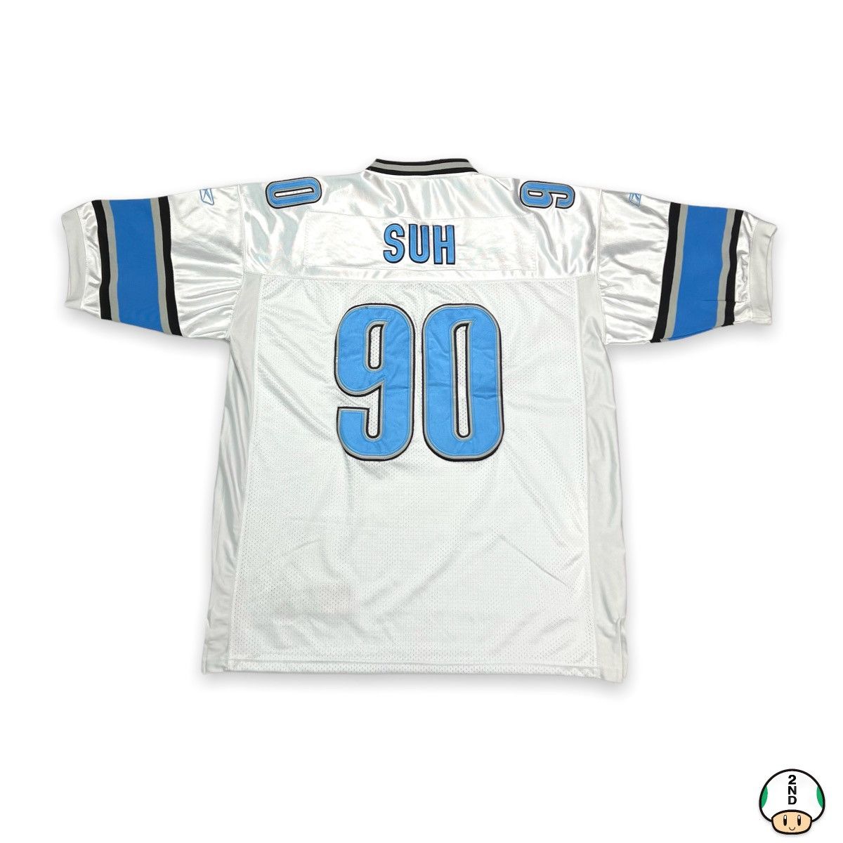 Vintage Y2K Reebok NFL Ndamukong Suh Detroit Lions Jersey 90 