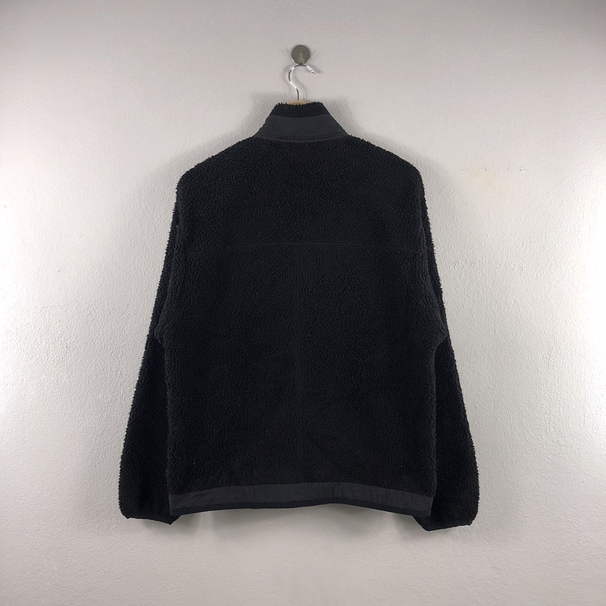 Fila Embroidered Bulky Fleece Light Outdoor Sweater Jacket