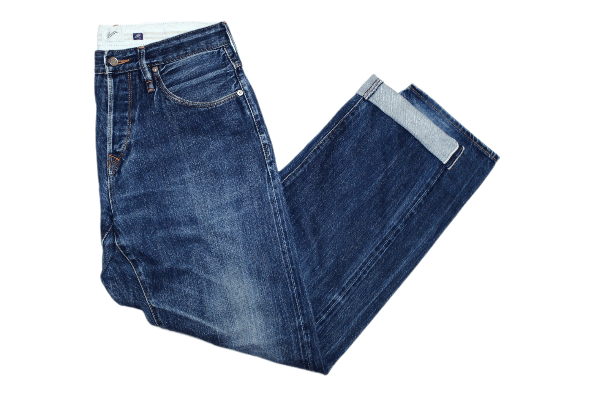 Garbstore Garbstore Regular fit Rigid selvedge Faded Denim work Jeans Size US 32 / EU 48 - 2 Thumbnail