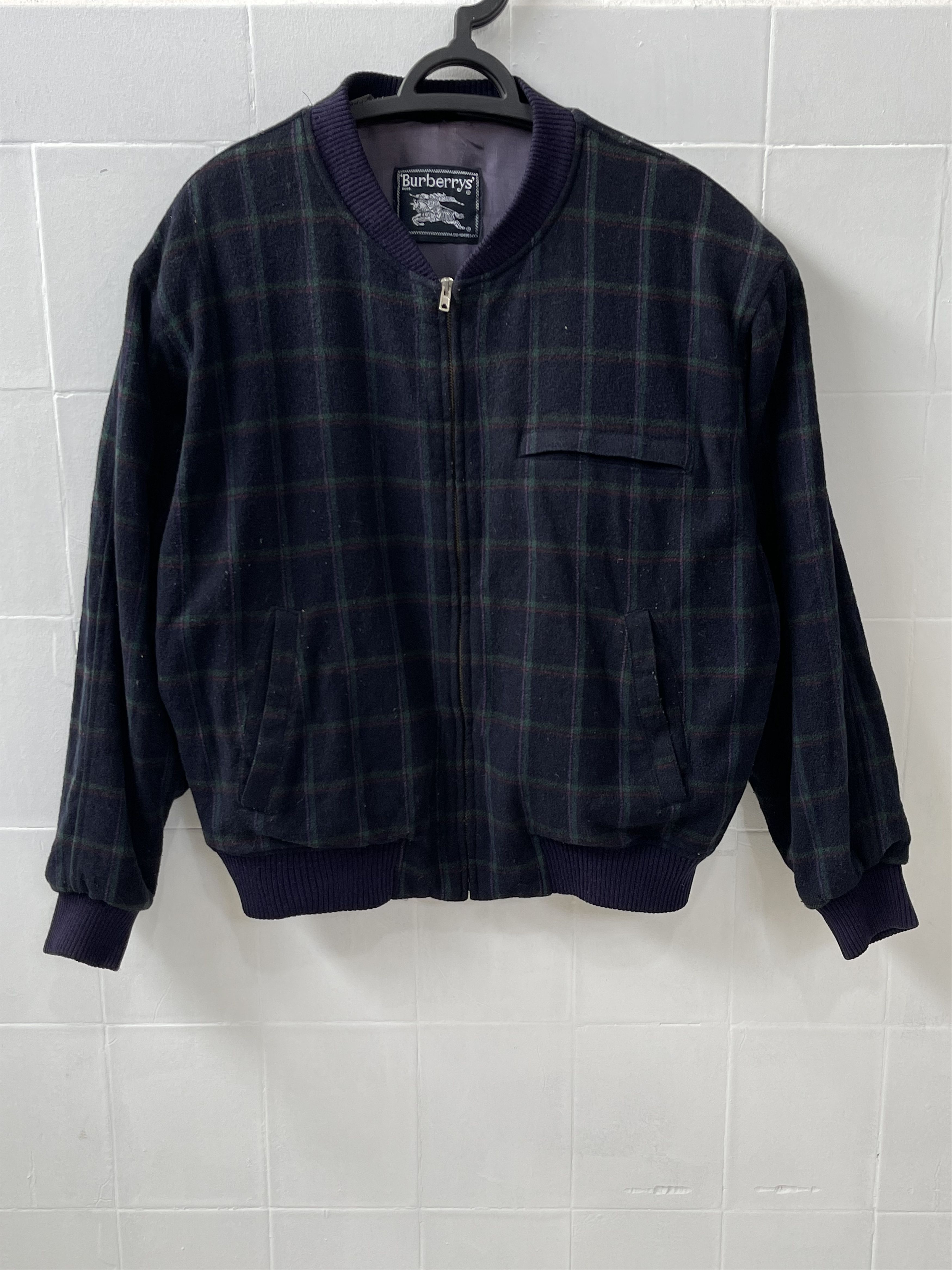 Burberry Vintage Bomber wool jacket Burberry size L Size US L / EU 52-54 / 3 - 11 Thumbnail