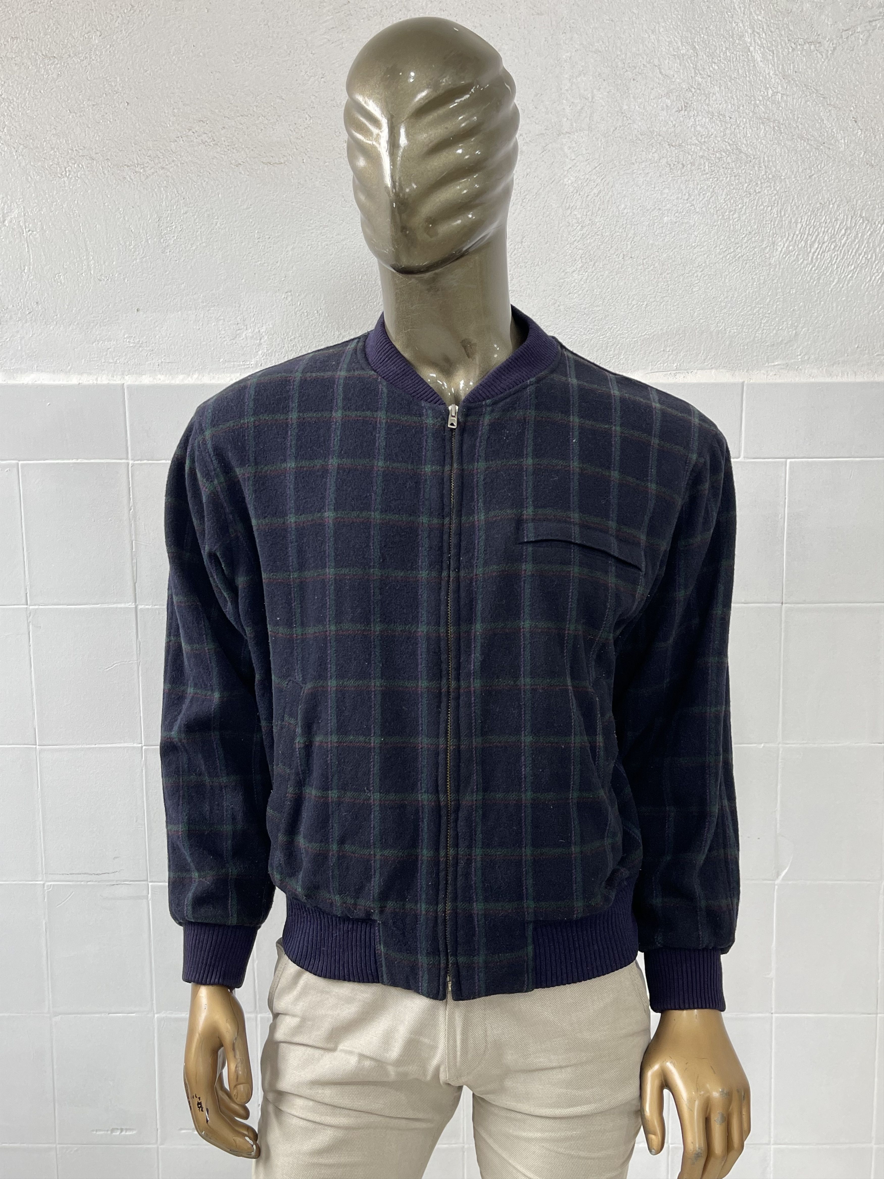 Burberry Vintage Bomber wool jacket Burberry size L Size US L / EU 52-54 / 3 - 1 Thumbnail