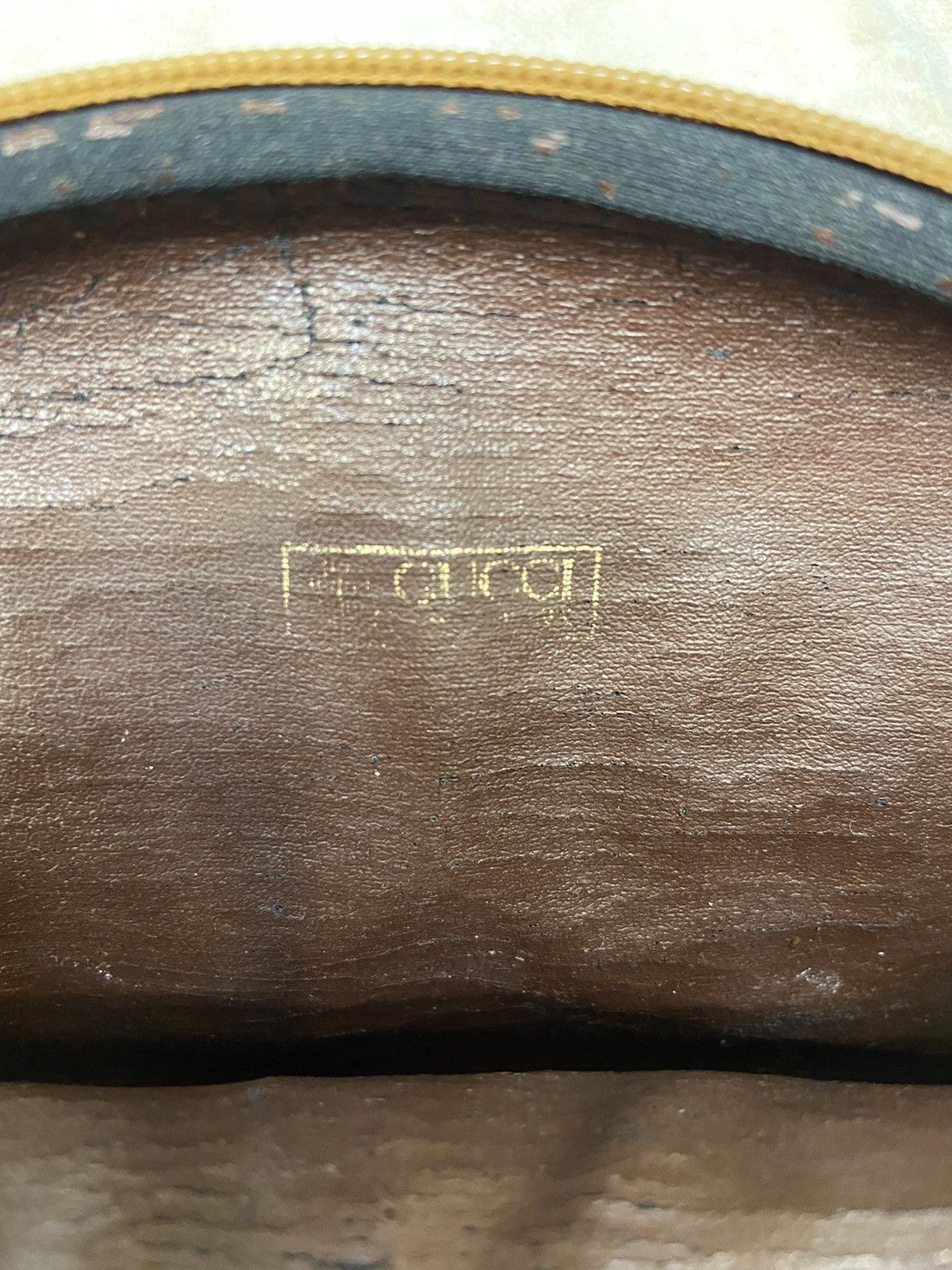Vintage Authentic GUCCI Supreme Mini GG Logo Canvas Cosmetic Bag Size ONE SIZE - 11 Thumbnail