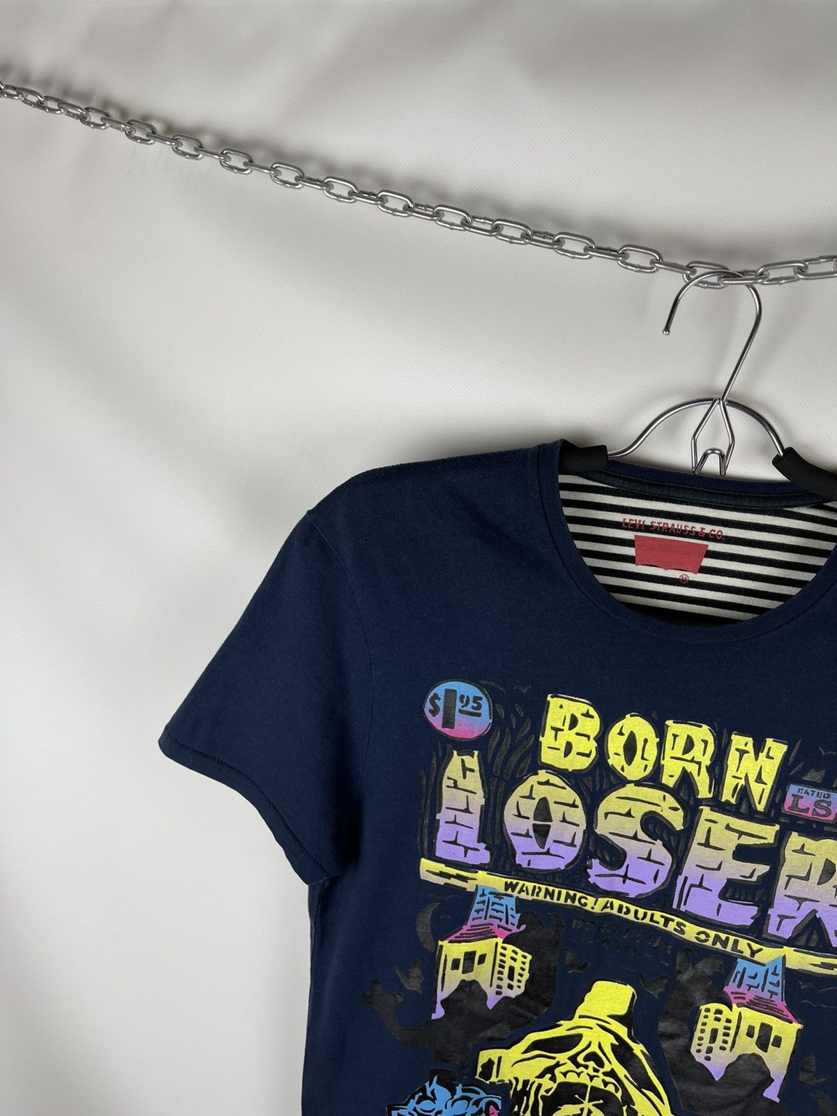 Levi's Levi’s born loser big print red tab short sleeve tee shirt Size US M / EU 48-50 / 2 - 2 Thumbnail