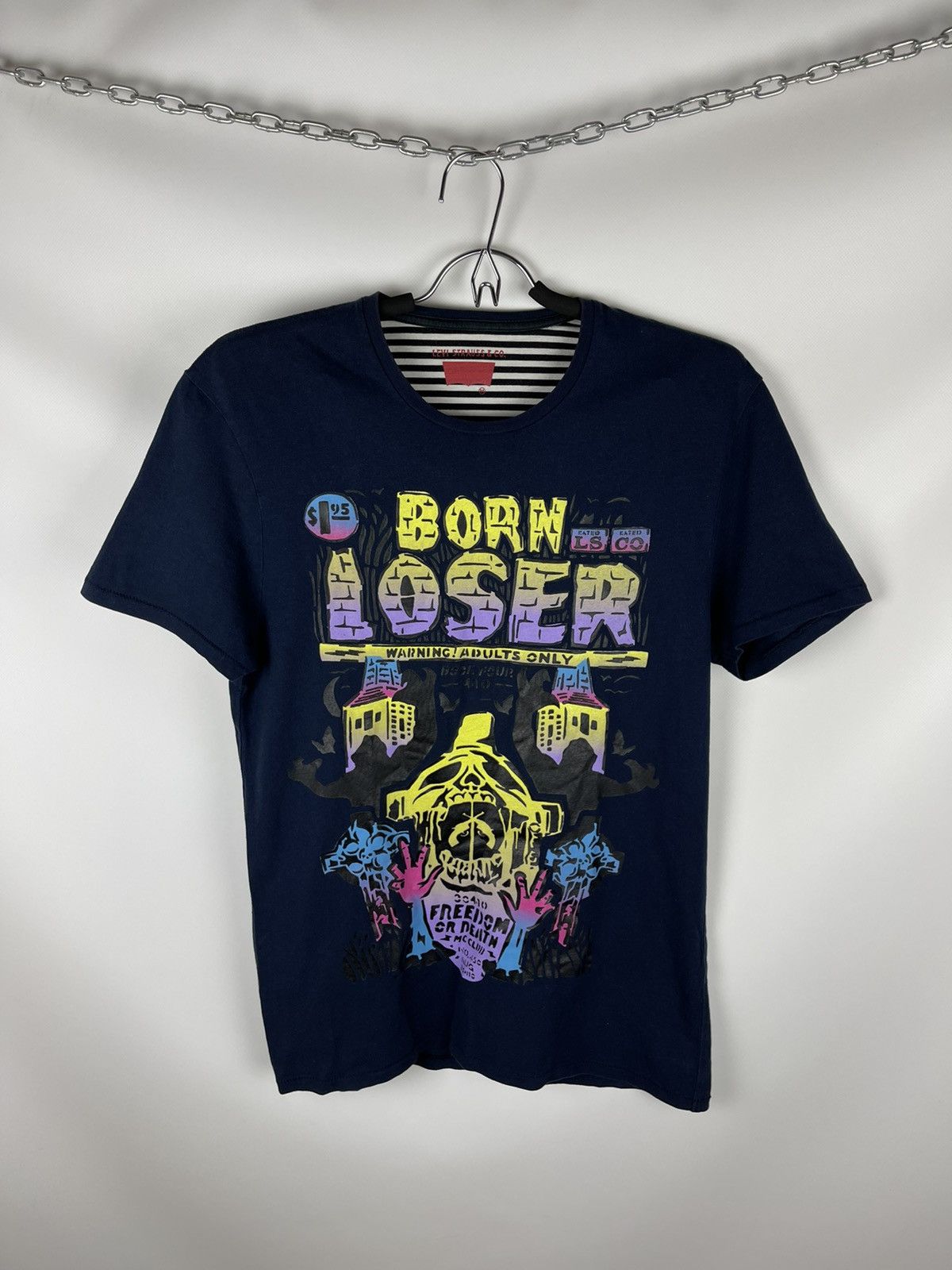 Levi's Levi’s born loser big print red tab short sleeve tee shirt Size US M / EU 48-50 / 2 - 1 Thumbnail