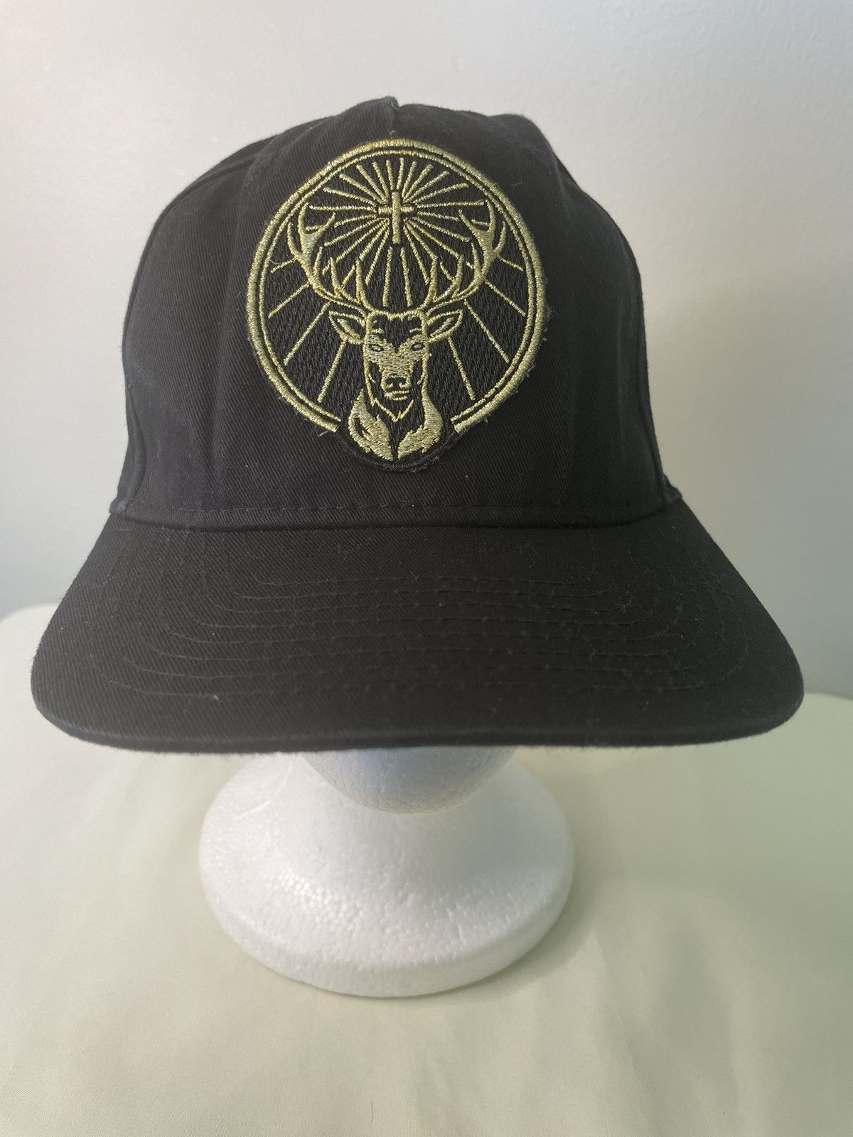 Jagermeister Jagermeister Snapback Hat Jager Baseball Cap Black Gold ...