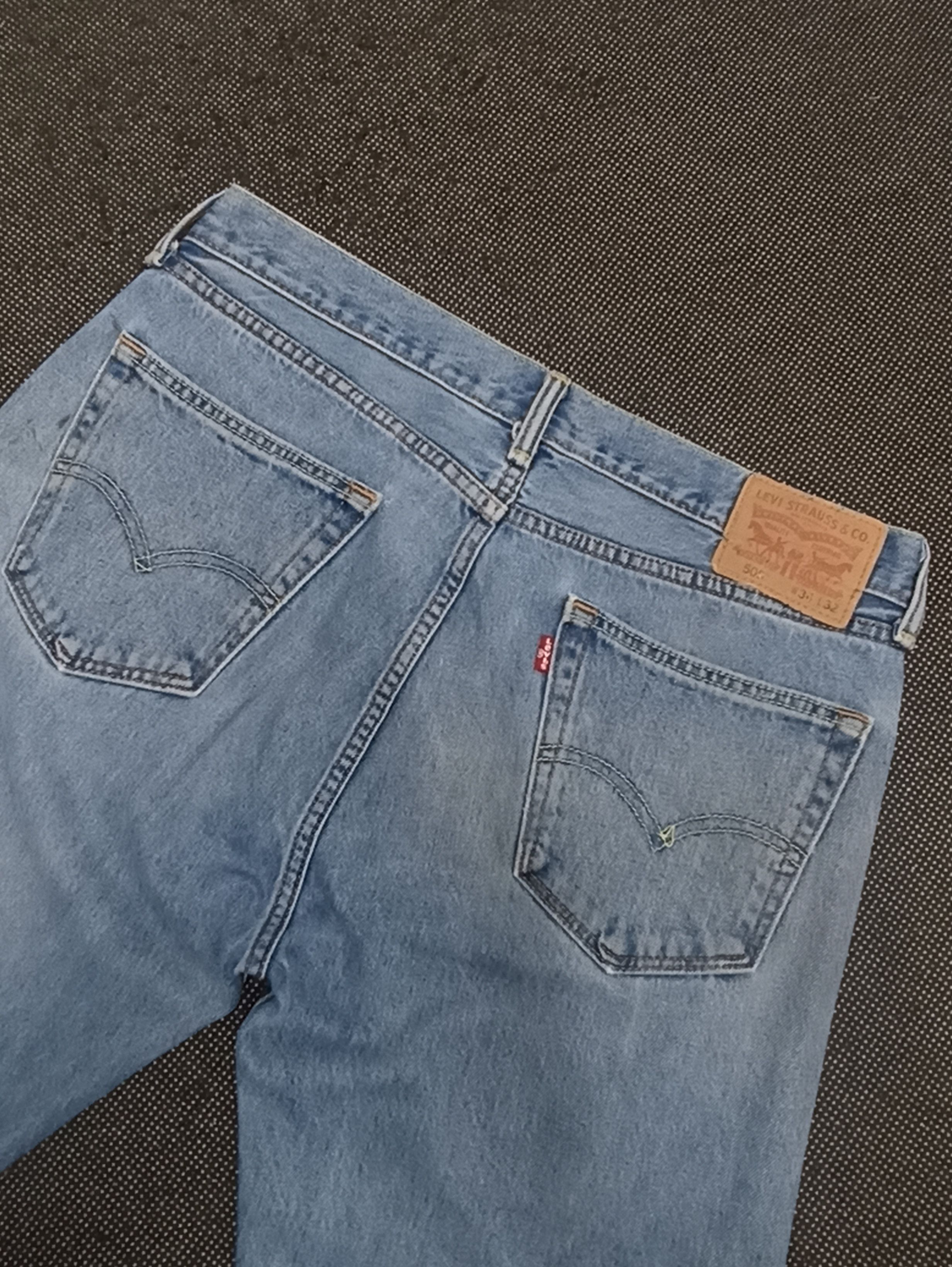 Jean × Levi's × Vintage VINTAGE LEVIS 505 BLUE WASH JEANS -J333 Size US 35 - 10 Thumbnail