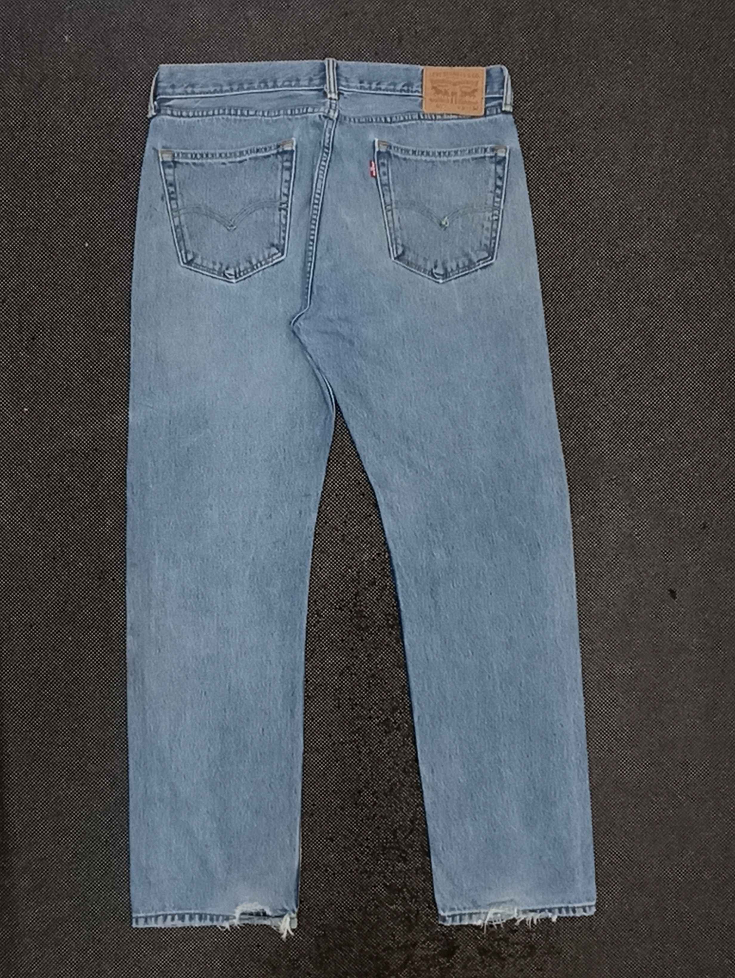 Jean × Levi's × Vintage VINTAGE LEVIS 505 BLUE WASH JEANS -J333 Size US 35 - 2 Thumbnail