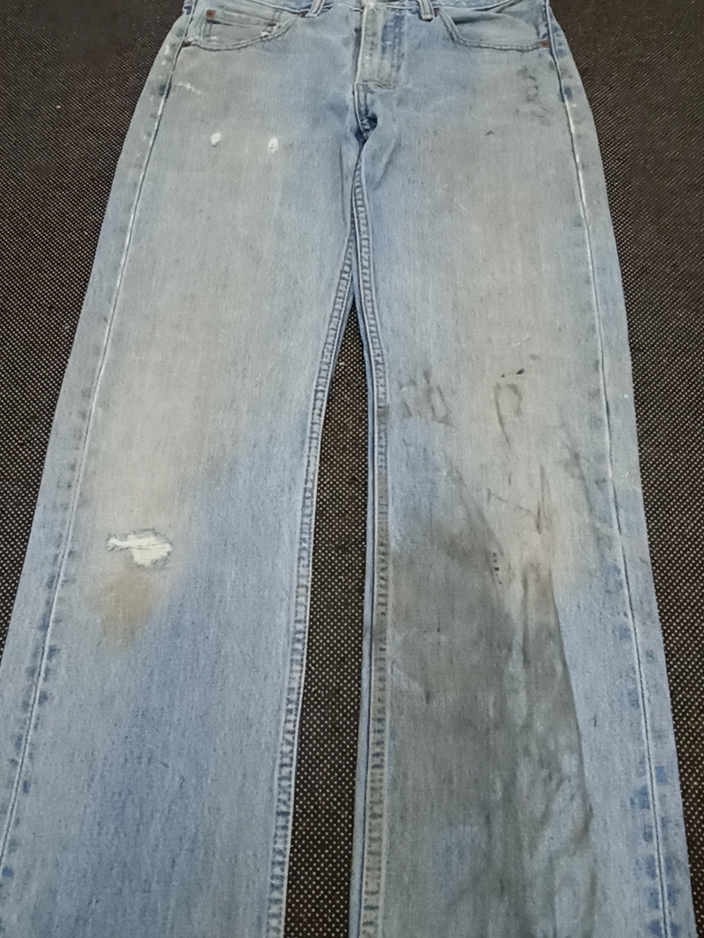 Jean × Levi's × Vintage VINTAGE LEVIS 505 DISTRESSED DIRTY JEANS -J336 Size US 32 / EU 48 - 8 Thumbnail