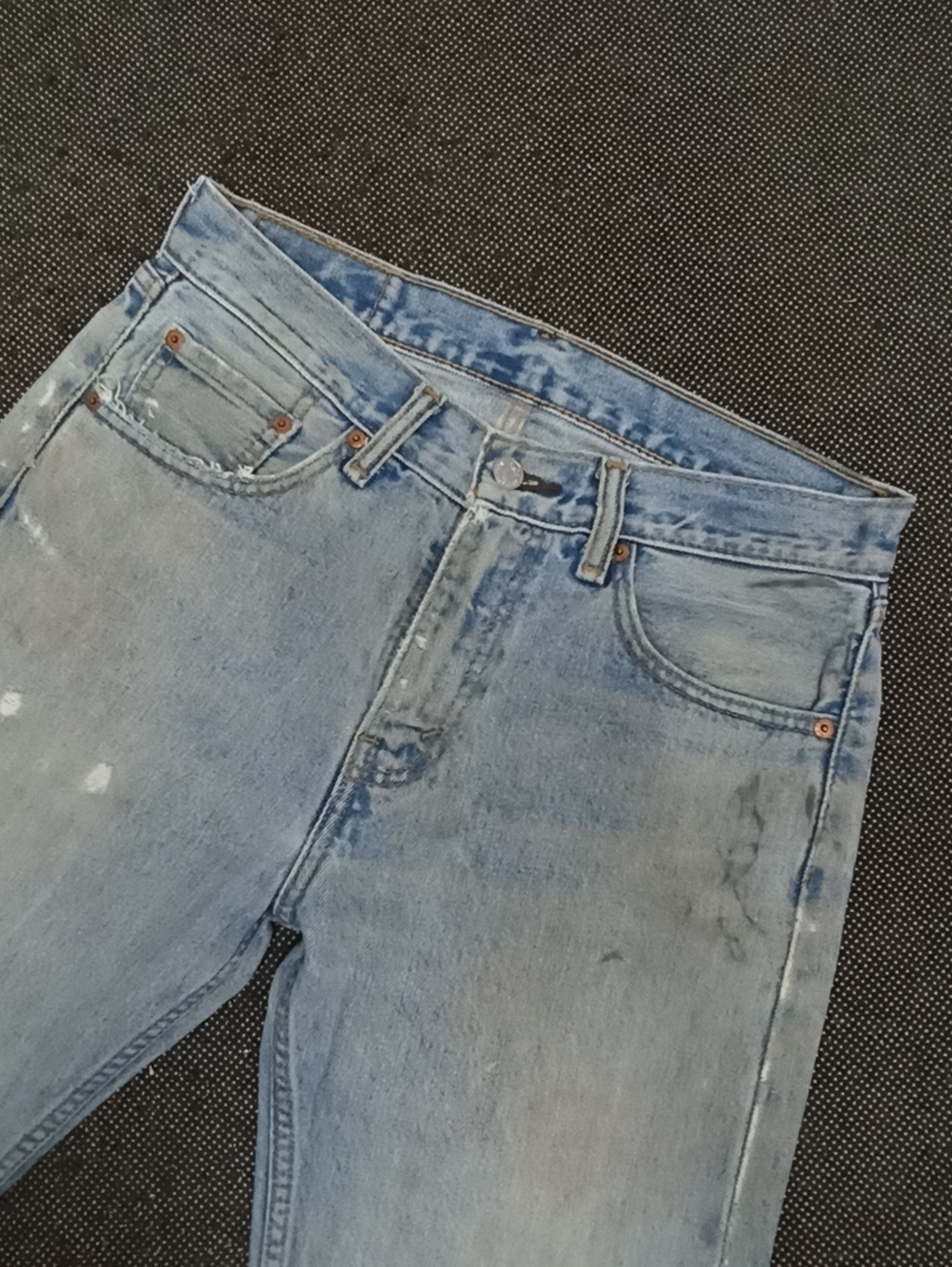 Jean × Levi's × Vintage VINTAGE LEVIS 505 DISTRESSED DIRTY JEANS -J336 Size US 32 / EU 48 - 9 Thumbnail