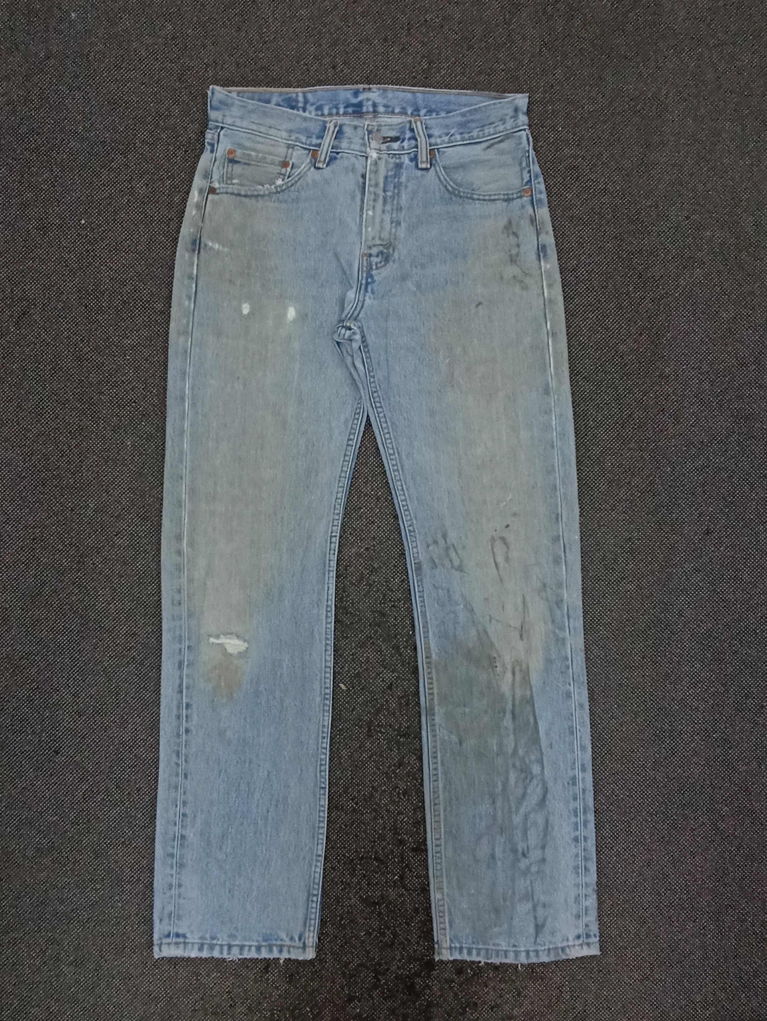 VINTAGE LEVIS 505 DISTRESSED DIRTY JEANS -J336