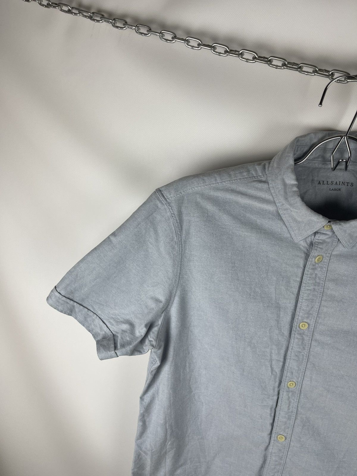Allsaints Allsaints Hungtingdon short sleeve shirt embroidered logo Size US L / EU 52-54 / 3 - 3 Thumbnail