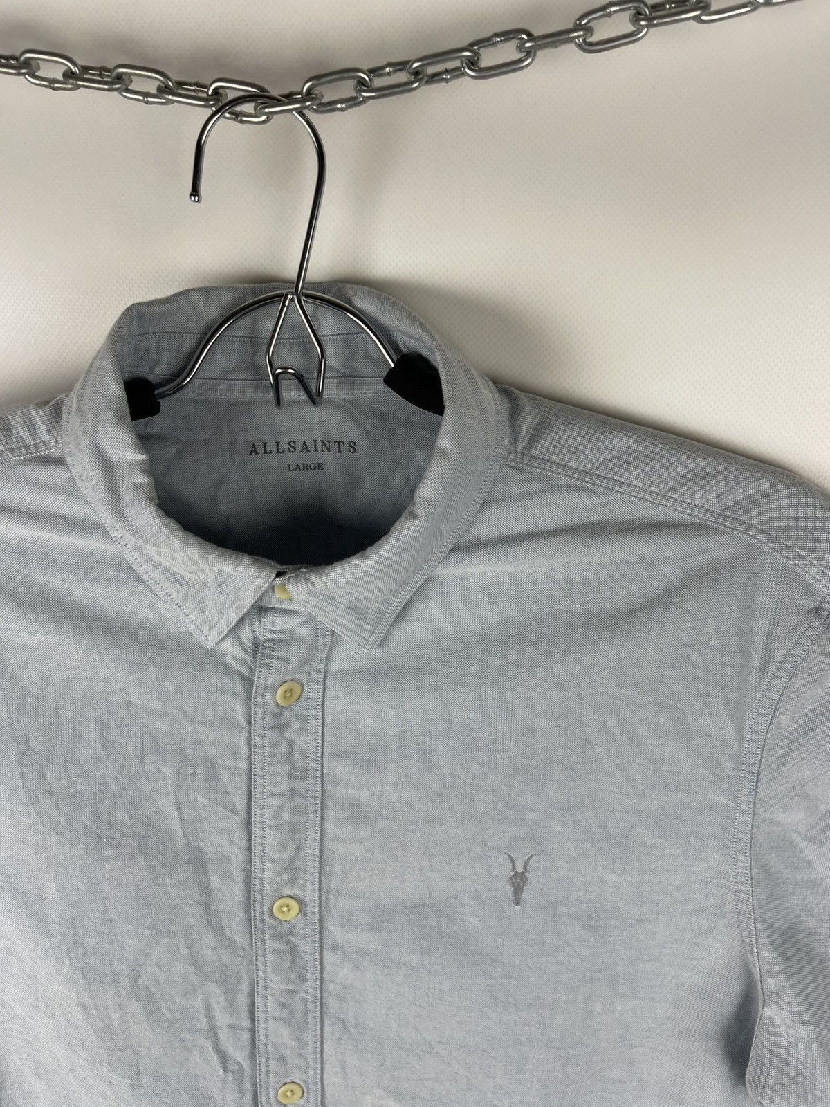 Allsaints Allsaints Hungtingdon short sleeve shirt embroidered logo Size US L / EU 52-54 / 3 - 5 Thumbnail