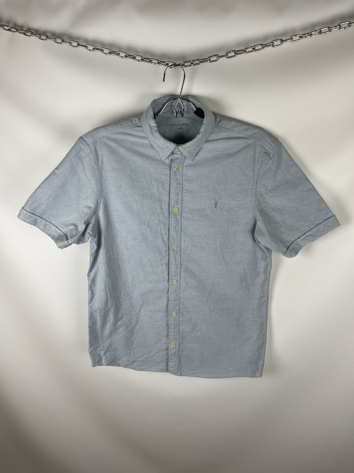 Allsaints Allsaints Hungtingdon short sleeve shirt embroidered logo Size US L / EU 52-54 / 3 - 2 Thumbnail