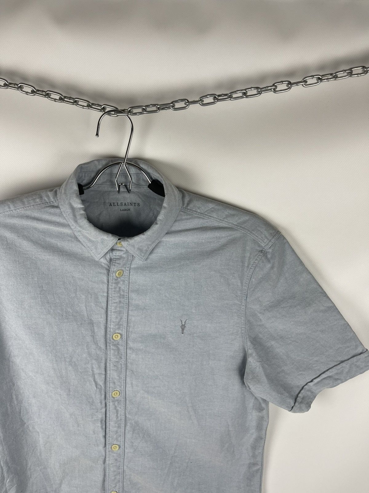 Allsaints Allsaints Hungtingdon short sleeve shirt embroidered logo Size US L / EU 52-54 / 3 - 1 Thumbnail