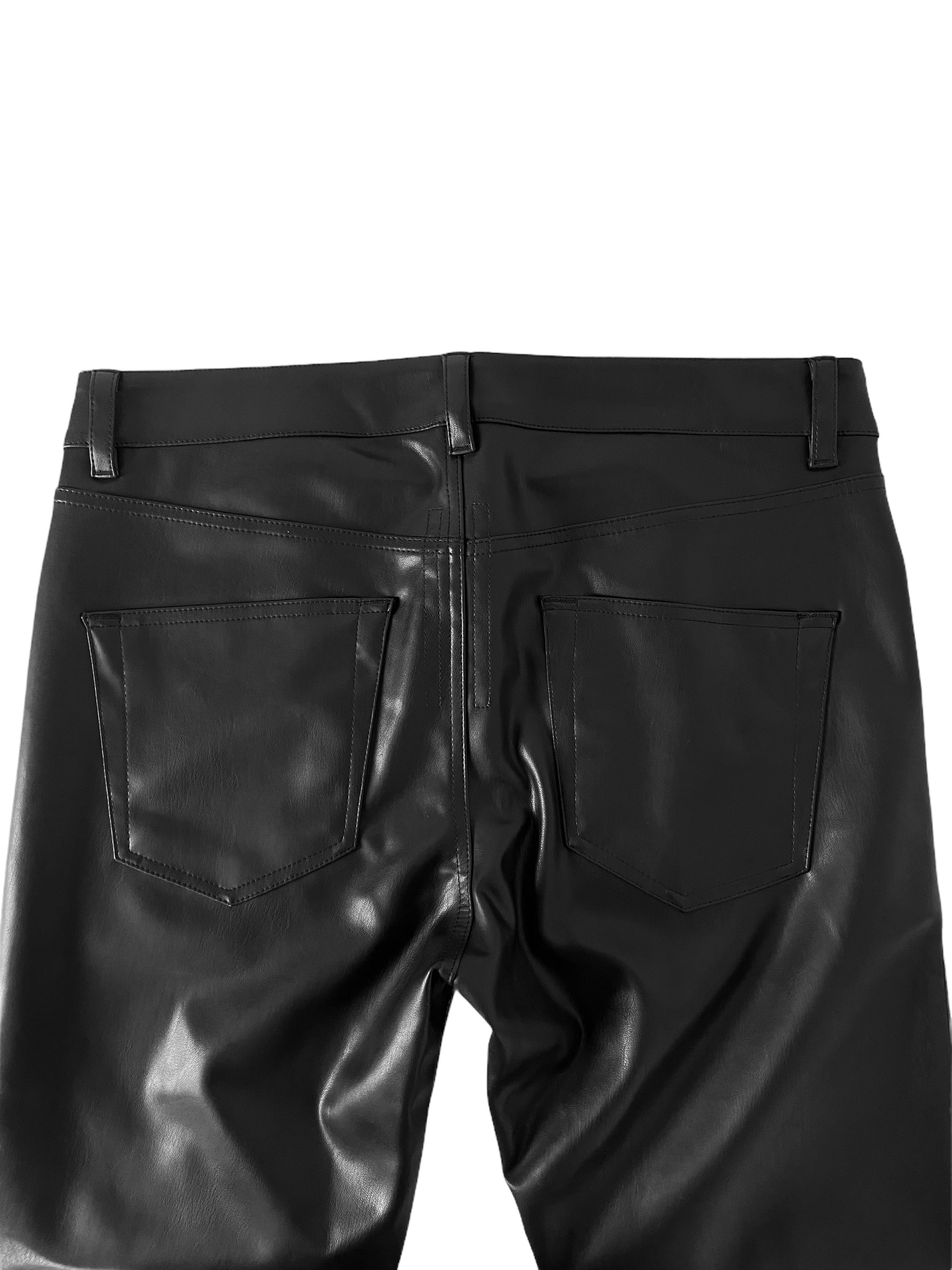 Rick Owens × Rick Owens Drkshdw A/W 2020 Leather Tyrone Pants, new & unworn (Vegan, Slit) Size US 32 / EU 48 - 4 Thumbnail