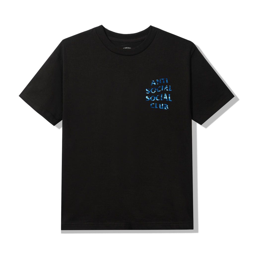 Anti Social Social Club DS Blue Camo ASSC Cancelled Again Black Tee BAPE FTP FOG CDG Size US XXL / EU 58 / 5 - 4 Thumbnail