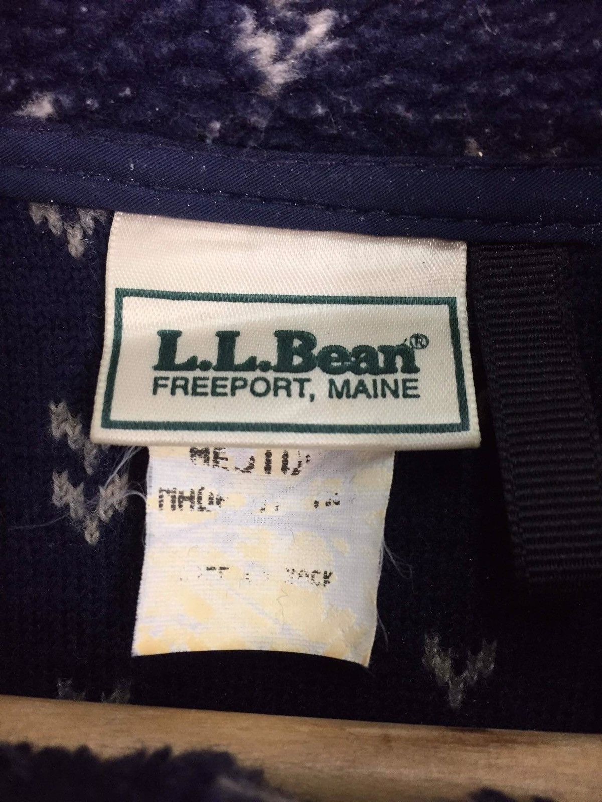 Japanese Brand Vintage L.L.Bean Birdseye Fleece Jacket Size US M / EU 48-50 / 2 - 9 Thumbnail
