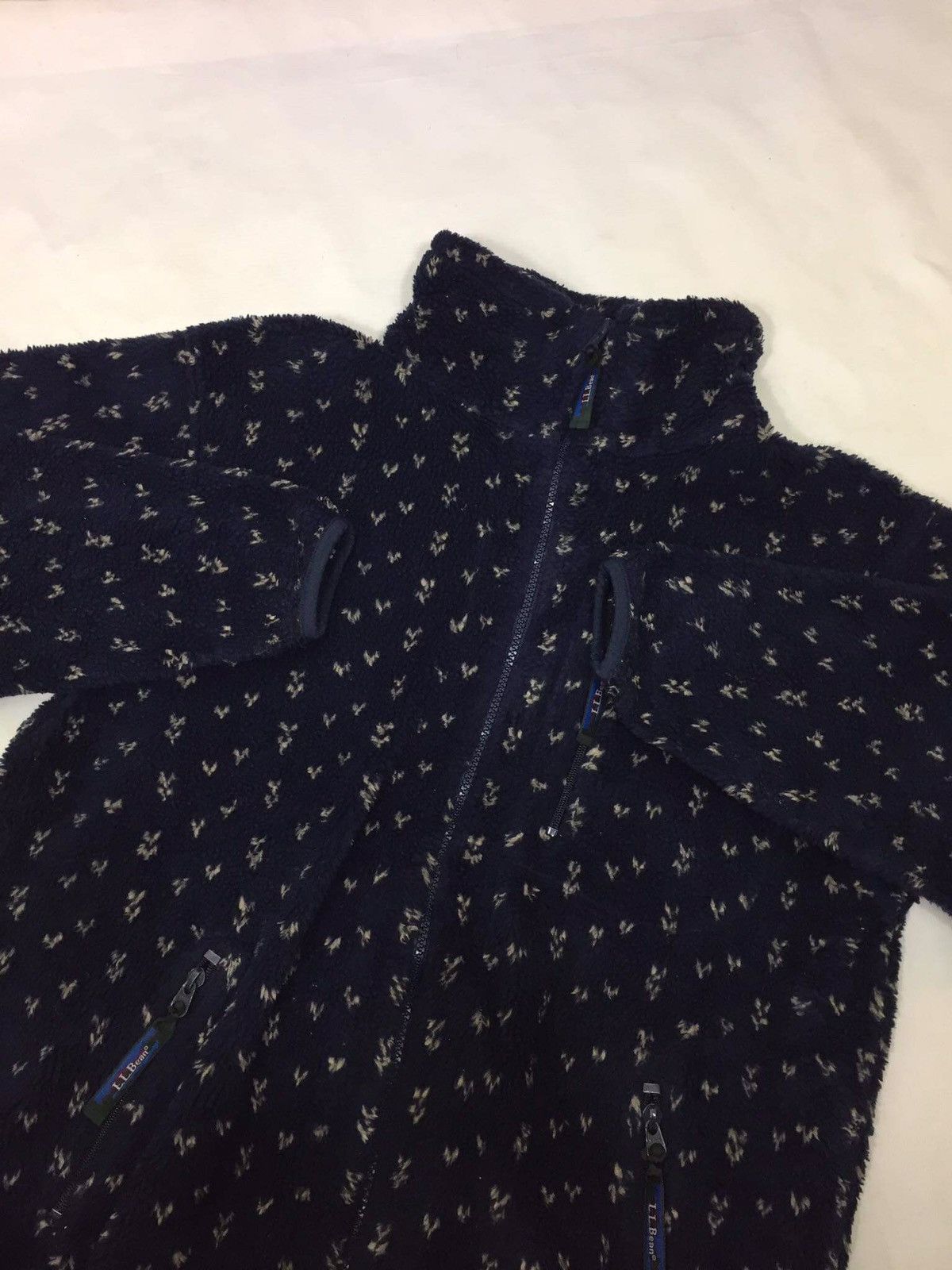 Japanese Brand Vintage L.L.Bean Birdseye Fleece Jacket Size US M / EU 48-50 / 2 - 5 Thumbnail