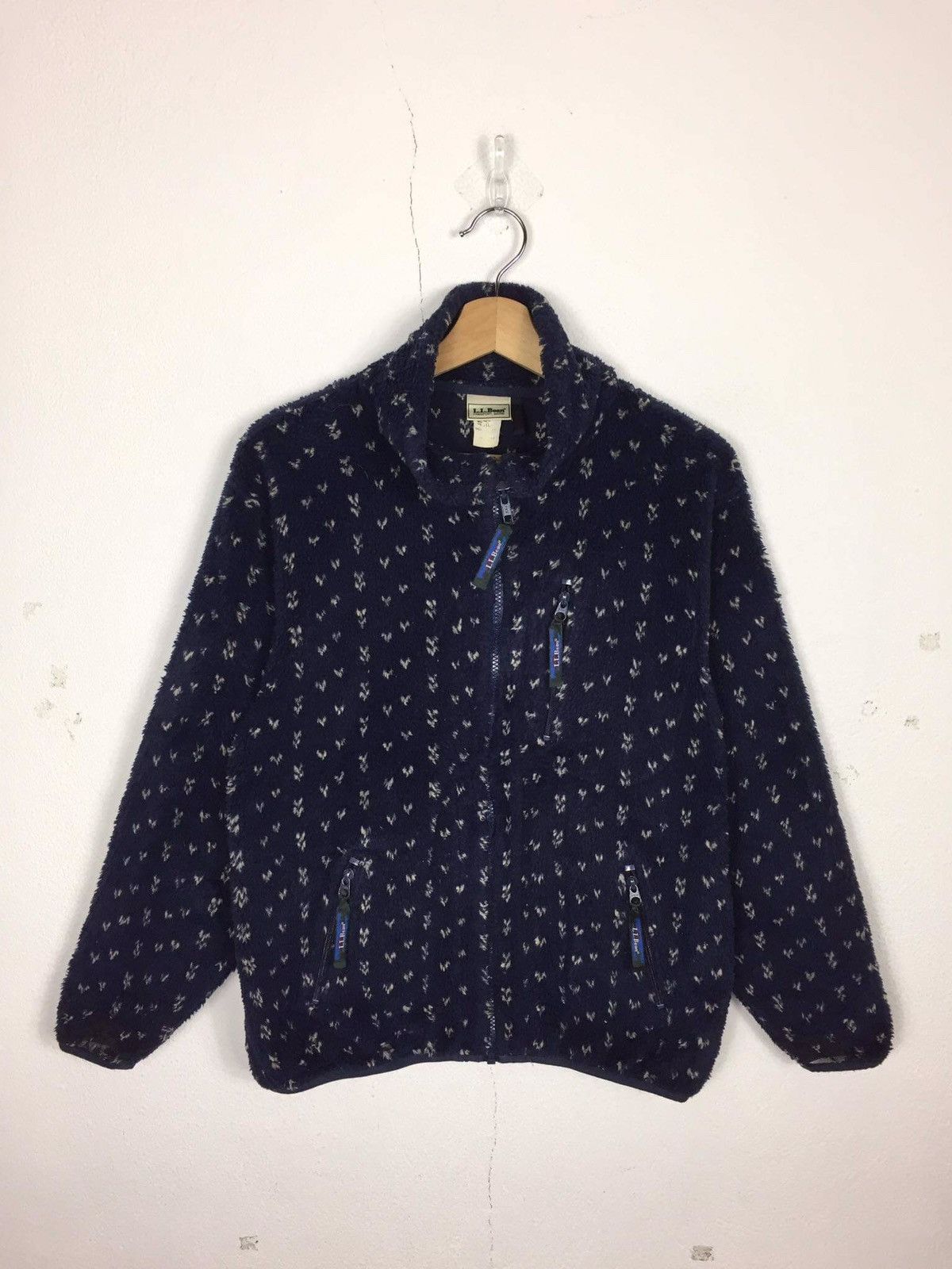 Japanese Brand Vintage L.L.Bean Birdseye Fleece Jacket Size US M / EU 48-50 / 2 - 1 Thumbnail