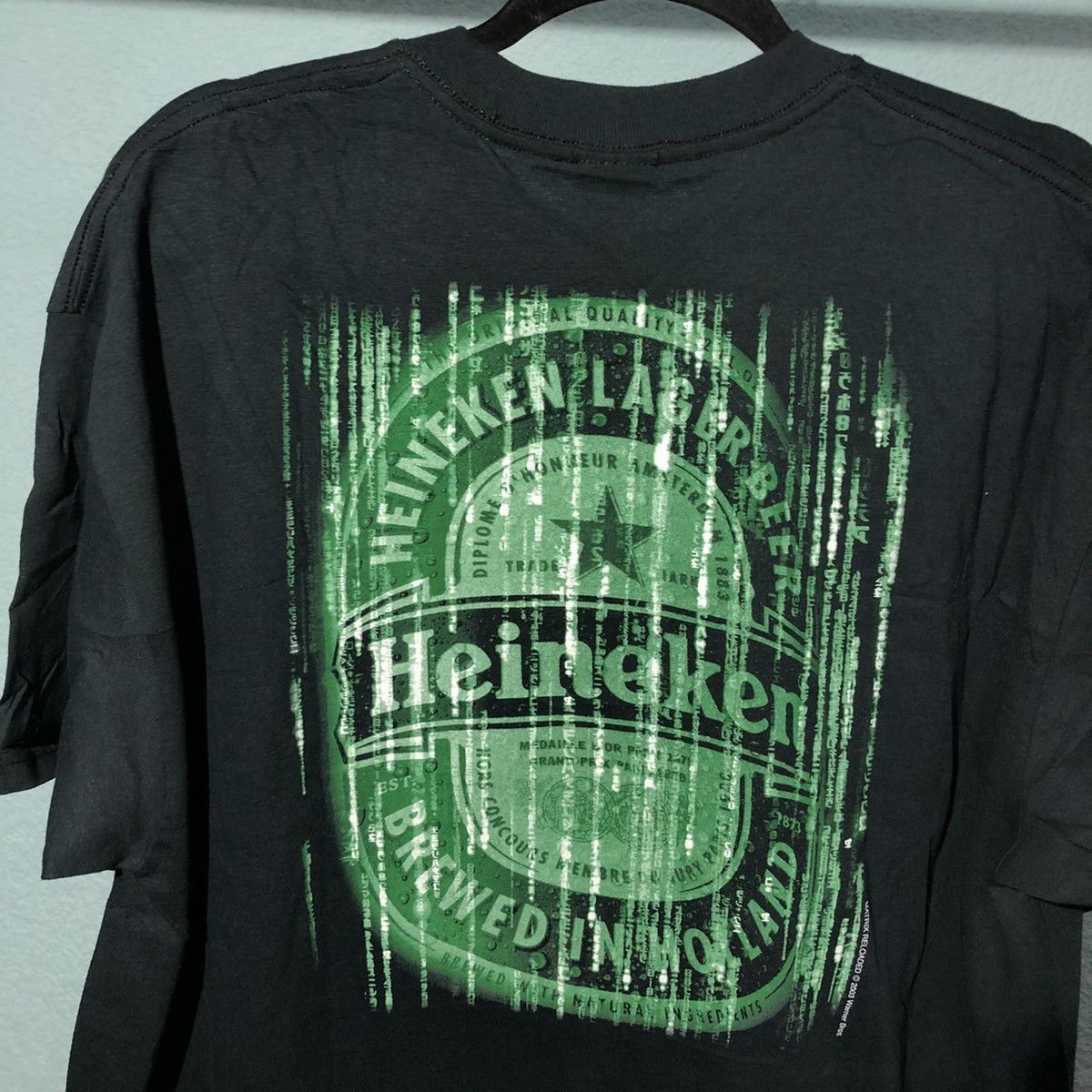 Cartoon Network × Vintage MATRIX RELOADED HEINEKEN PROMO TEE 2003