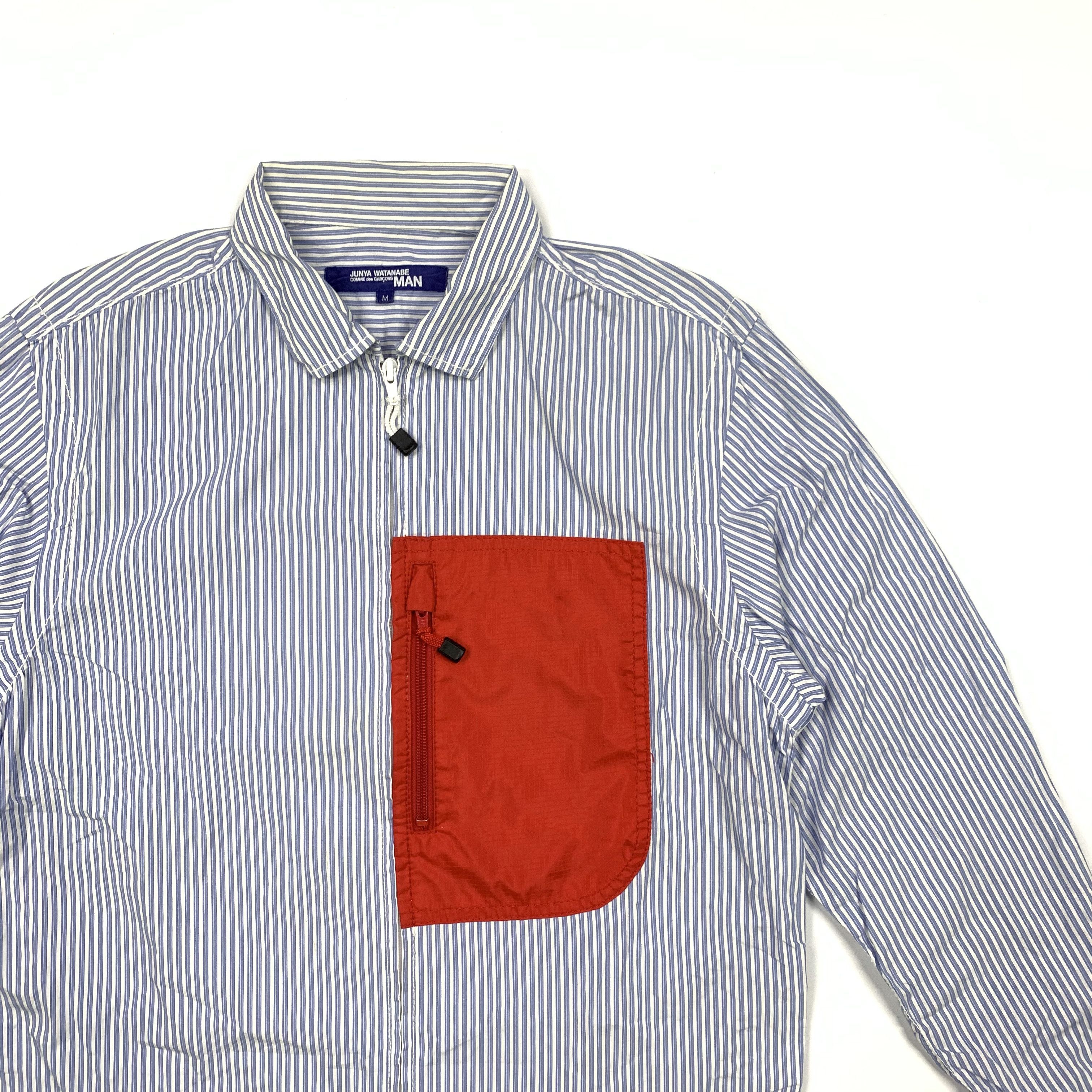 Comme des Garcons 05' Tech / Outdoor Hybrid Zip Shirt Jacket Size US M / EU 48-50 / 2 - 2 Thumbnail