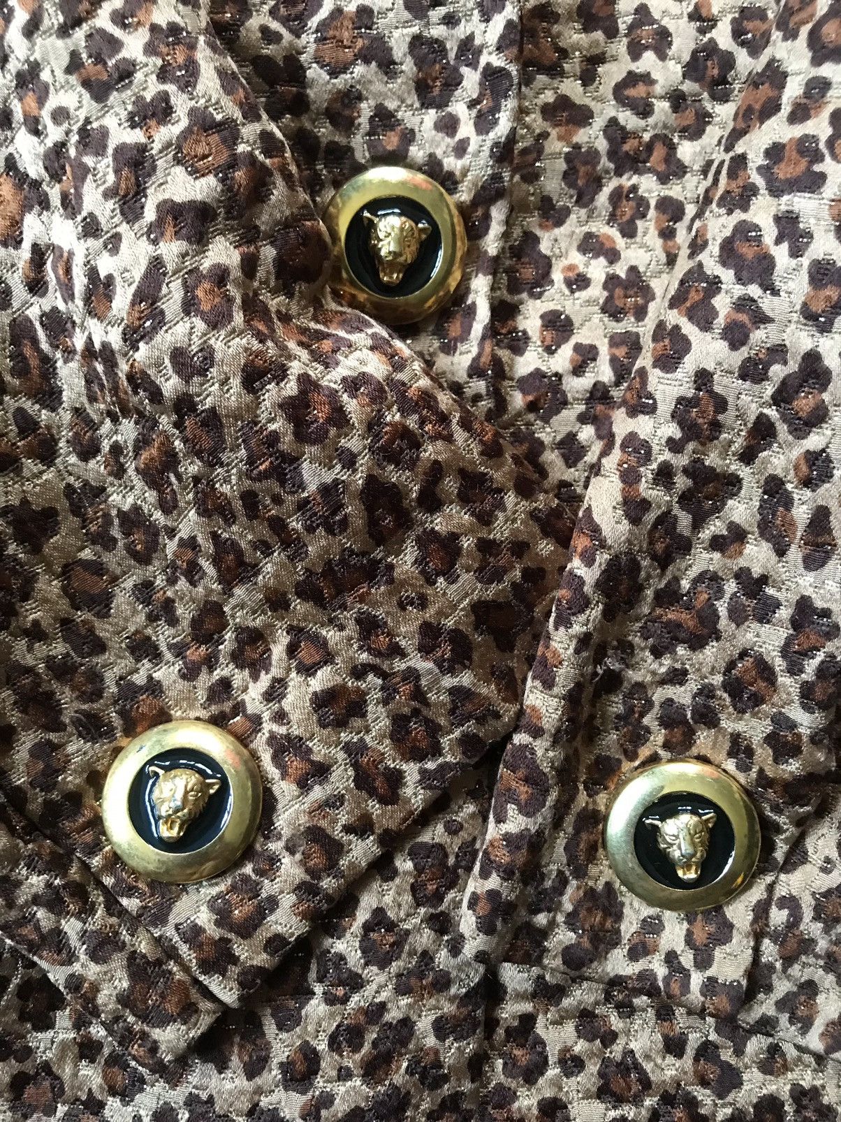 Escada 💥Escada Margaretha Ley Leopard Jacket Size S / US 4 / IT 40 - 5 Thumbnail
