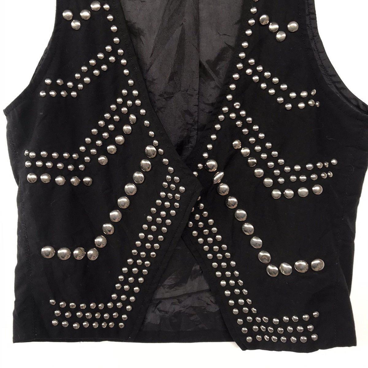 Japanese Brand Stud Vest Jacket Size US M / EU 48-50 / 2 - 2 Thumbnail