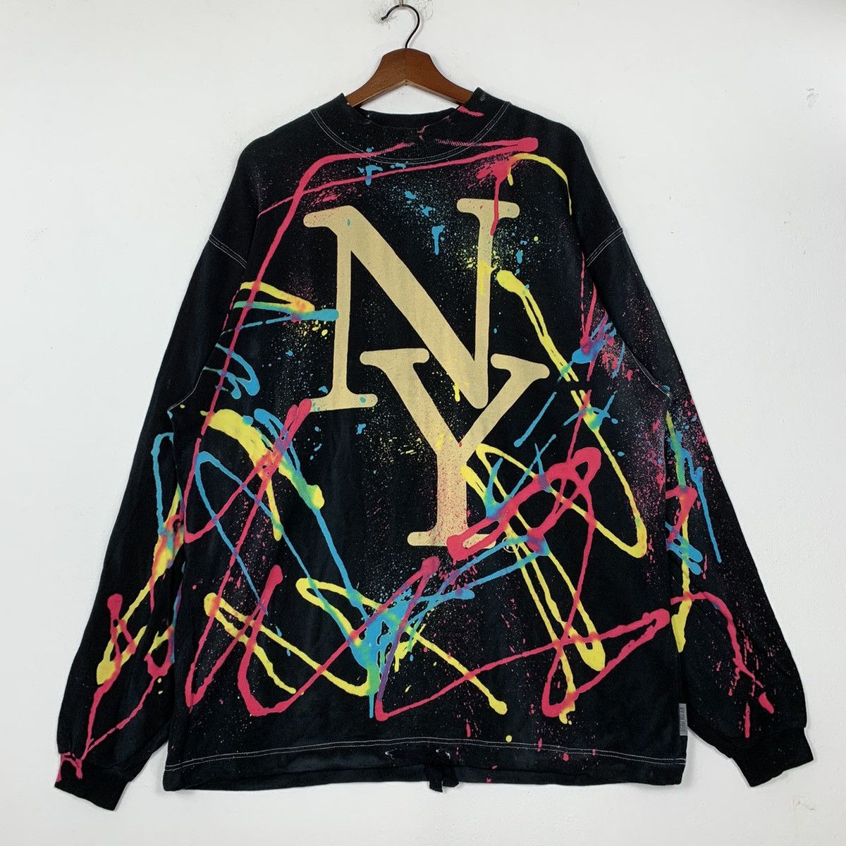 Vintage New York Sport Wear Big Logo Size US XL / EU 56 / 4 - 1 Thumbnail