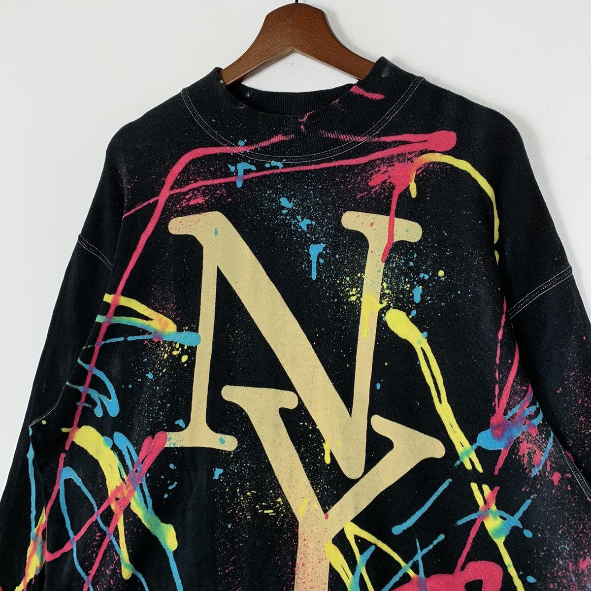 Vintage New York Sport Wear Big Logo Size US XL / EU 56 / 4 - 4 Thumbnail