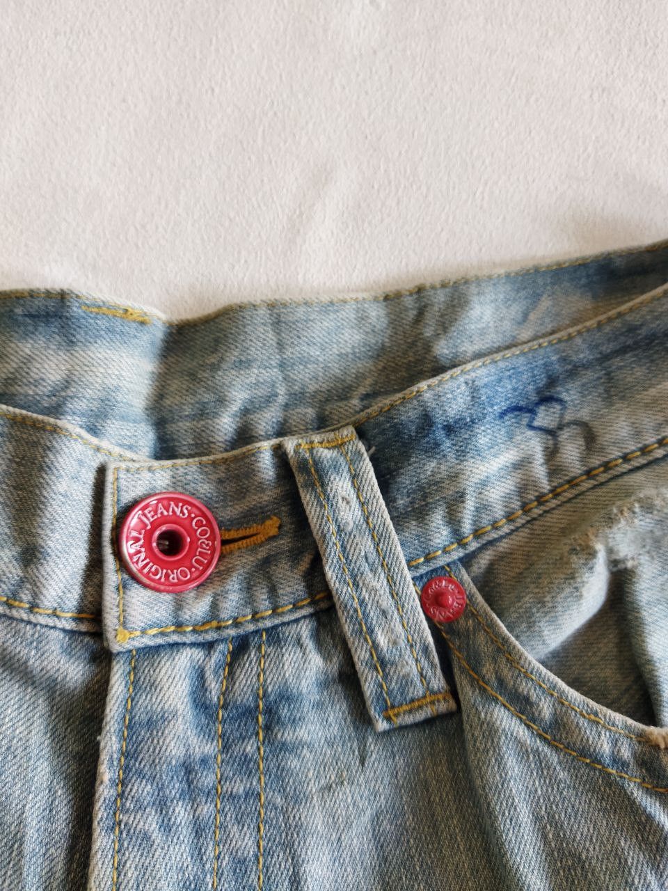 Japanese Brand Co & Lu Japan Distressed Jeans Size US 33 - 4 Thumbnail