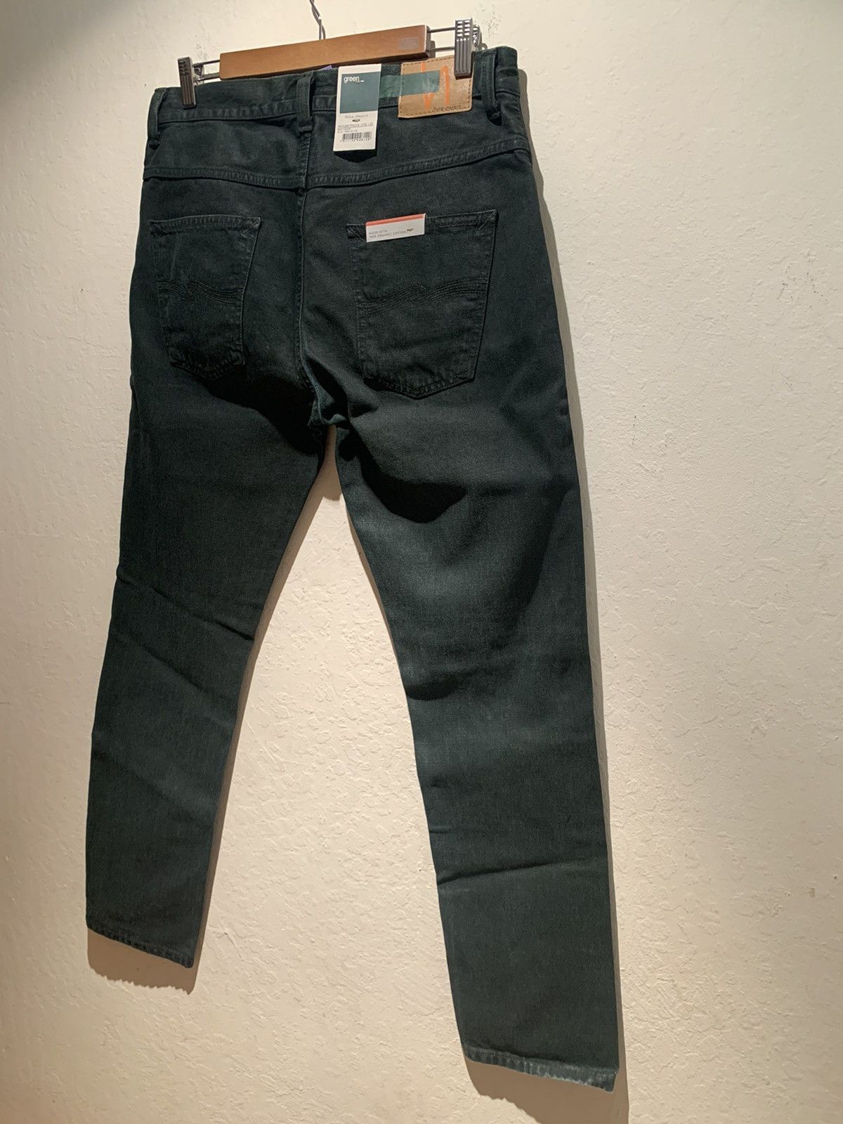 Nudie Jeans *RARE* New Nudies Organic Green Dye Italian Made Denim Jeans Size US 34 / EU 50 - 2 Thumbnail