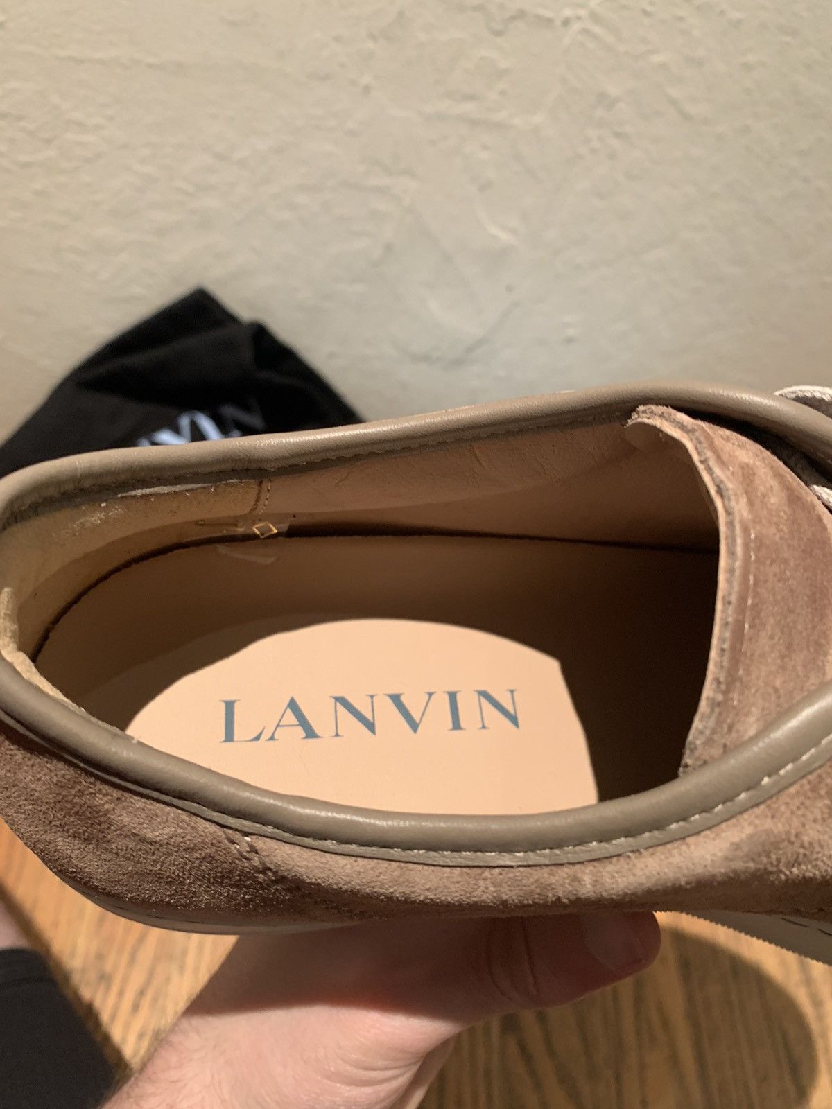 Lanvin *RARE* New Lanvin Suede Leather Low Top Sneakers / Shoes - 7 Size US 7 / EU 40 - 3 Thumbnail