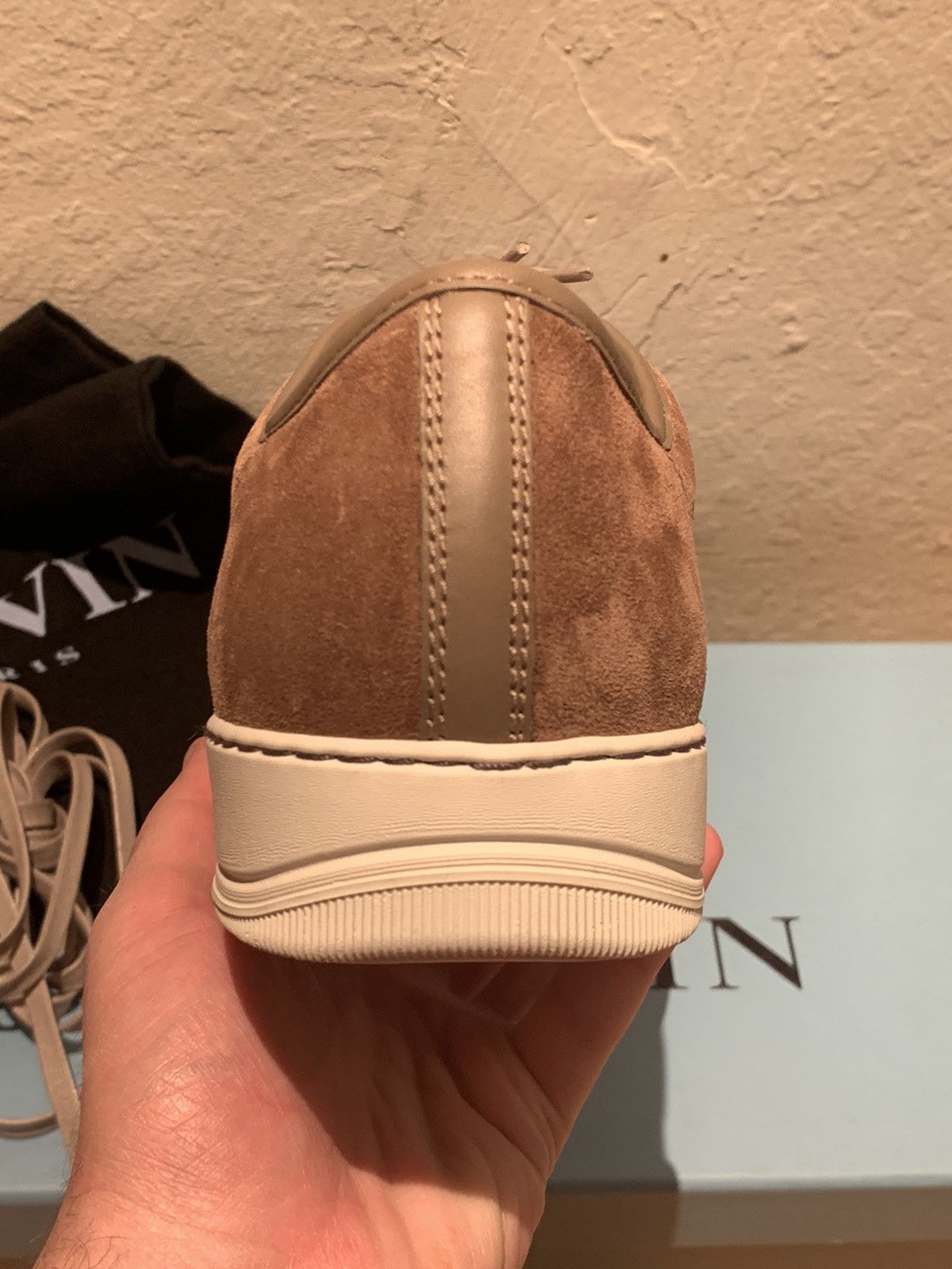 Lanvin *RARE* New Lanvin Suede Leather Low Top Sneakers / Shoes - 7 Size US 7 / EU 40 - 4 Thumbnail