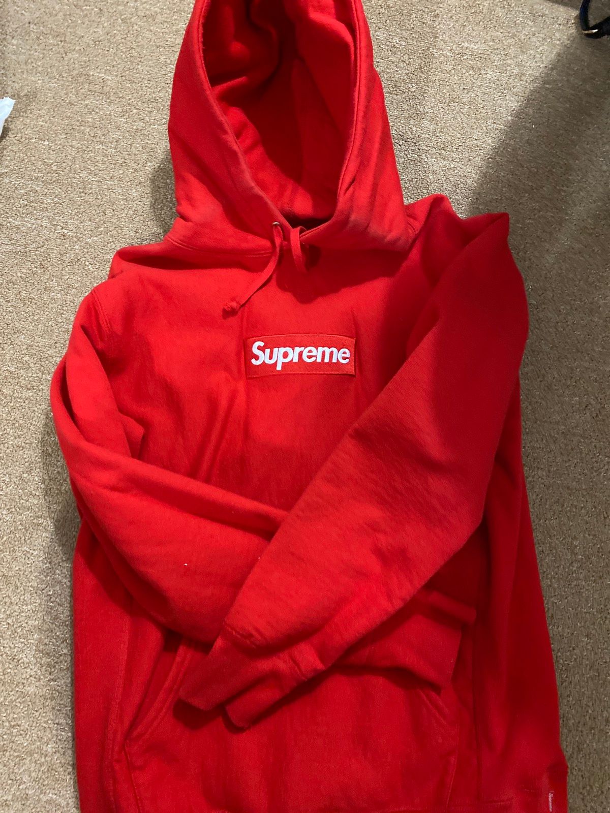 Supreme Supreme Box Logo Hoodie Red, Grailed