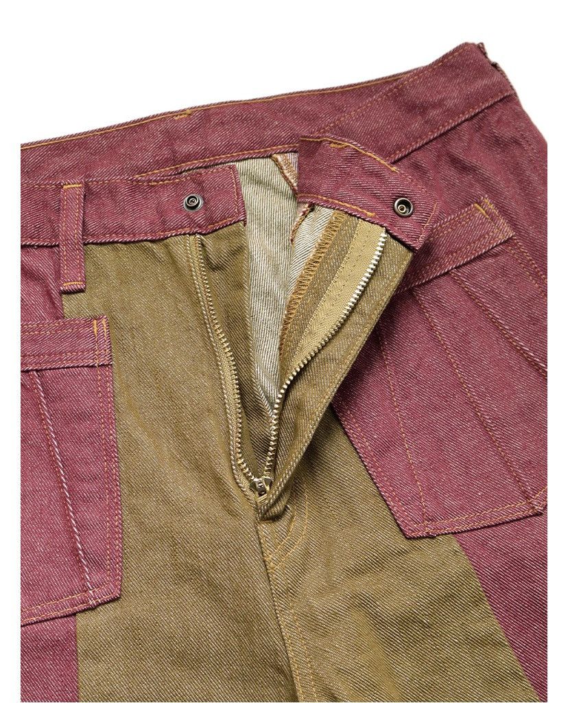 Kapital Kapital 12oz color denim 2TONE gypsy flare pants Size US 36 / EU 52 - 5 Thumbnail