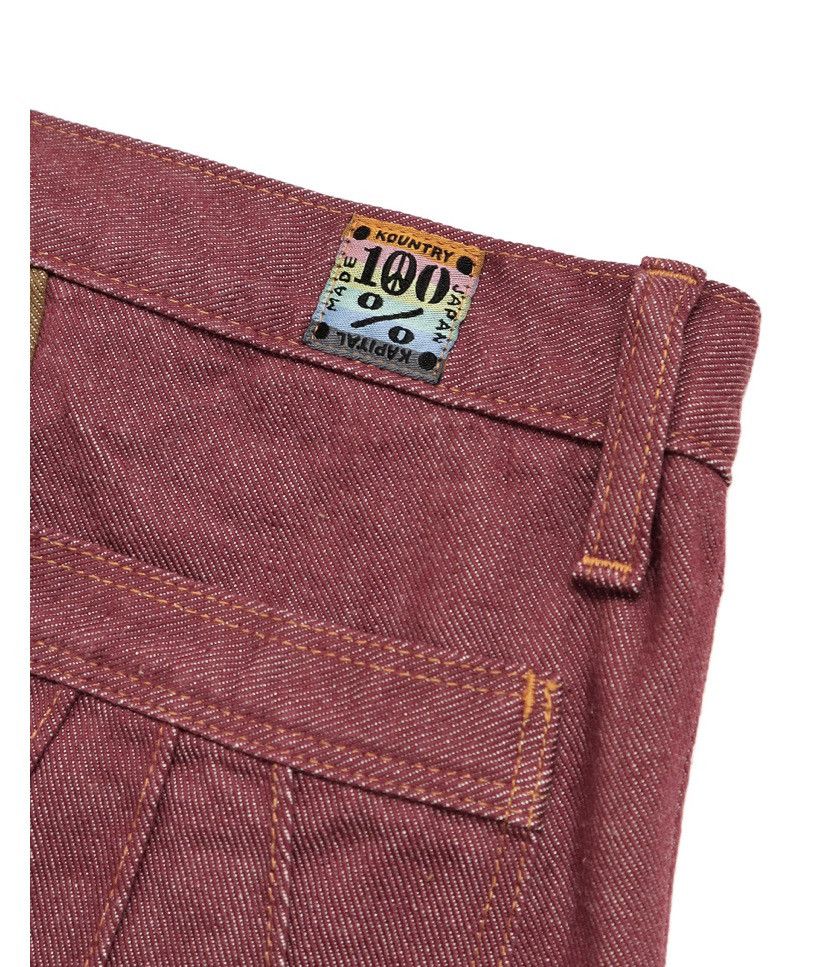 Kapital Kapital 12oz color denim 2TONE gypsy flare pants Size US 36 / EU 52 - 8 Thumbnail