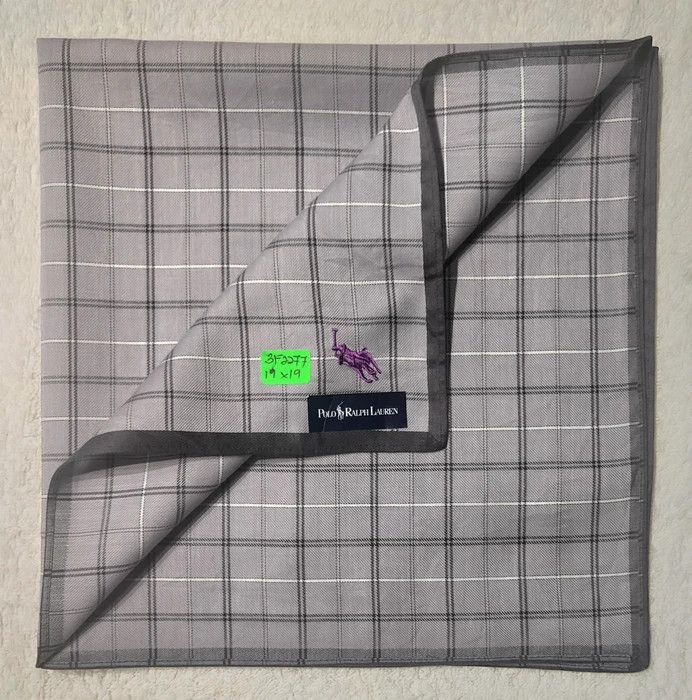 Polo Ralph Lauren × Vintage New Polo RL Handkerchief/ Neckerchief/ Bandana - 3F2277 Size ONE SIZE - 2 Thumbnail