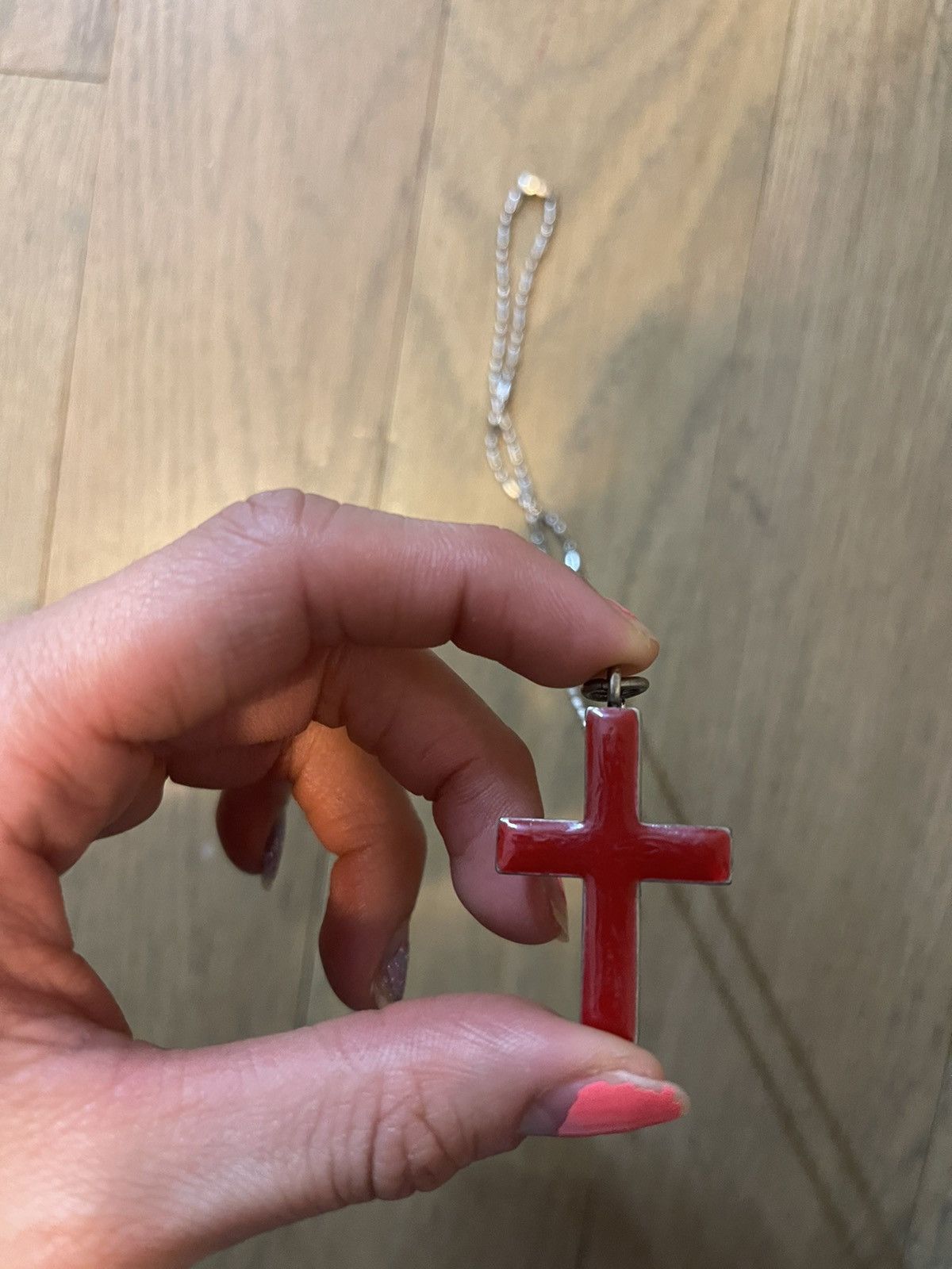 Undercover Undercover 98AW leaf cross pendant Size ONE SIZE - 5 Thumbnail