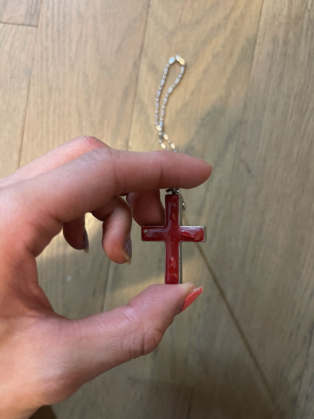 Undercover Undercover 98AW leaf cross pendant Size ONE SIZE - 4 Thumbnail