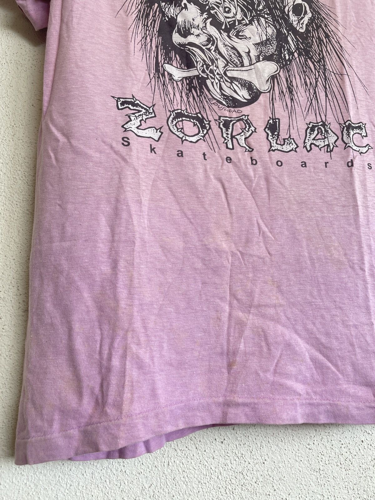 Powell Peralta × Vintage × Welcome Skateboards Vintage 80s Zorlac Pushead Skateboards Promo Tees Size US S / EU 44-46 / 1 - 5 Thumbnail